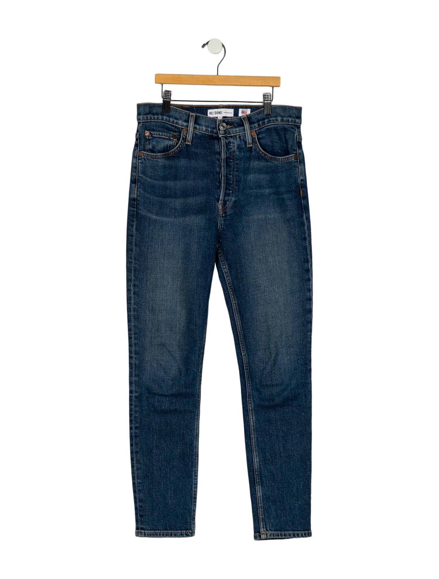 RE/DONE Mid-Rise Skinny Leg Jeans