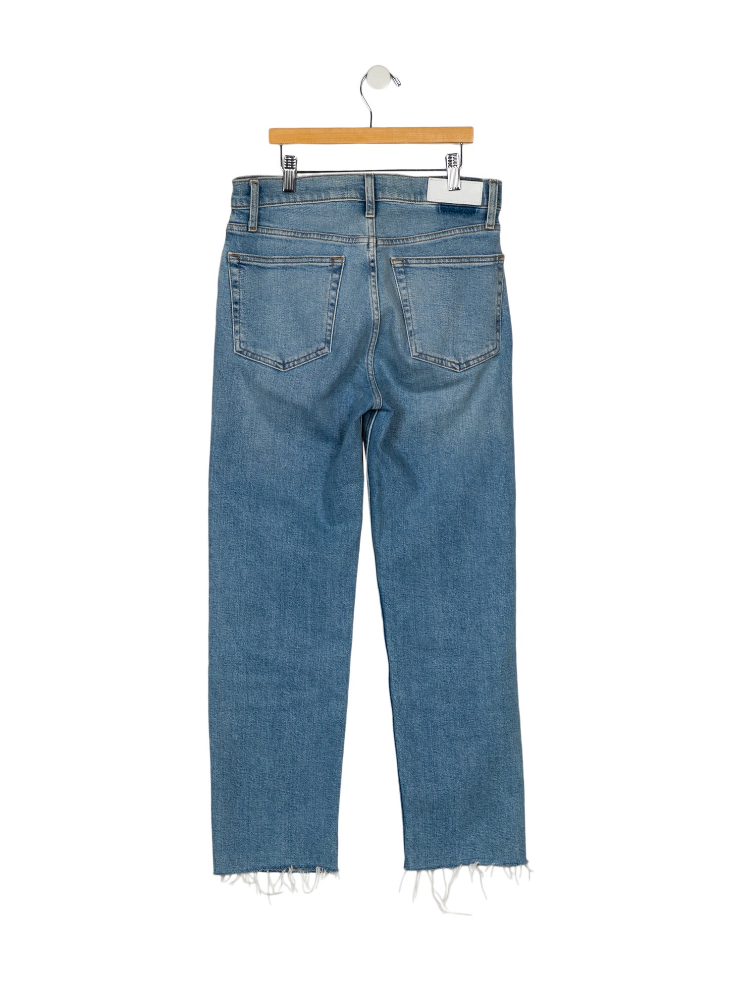 RE/DONE High-Rise Straight Leg Jeans