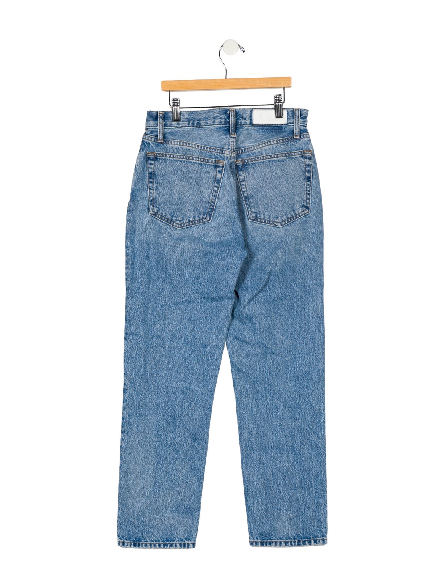 RE/DONE Mid-Rise Straight Leg Jeans
