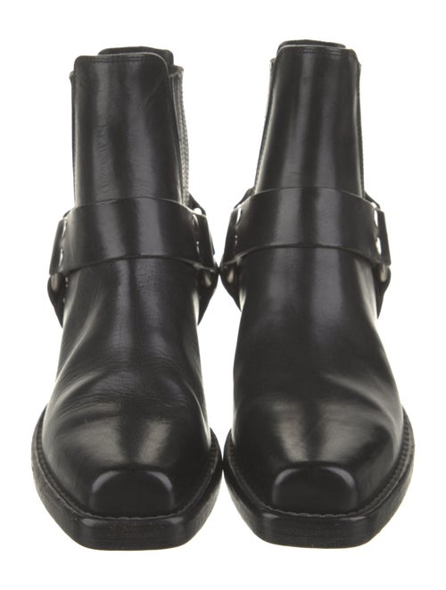 RE/DONE Leather Studded Accents Chelsea Boots