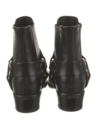 RE/DONE Leather Studded Accents Chelsea Boots