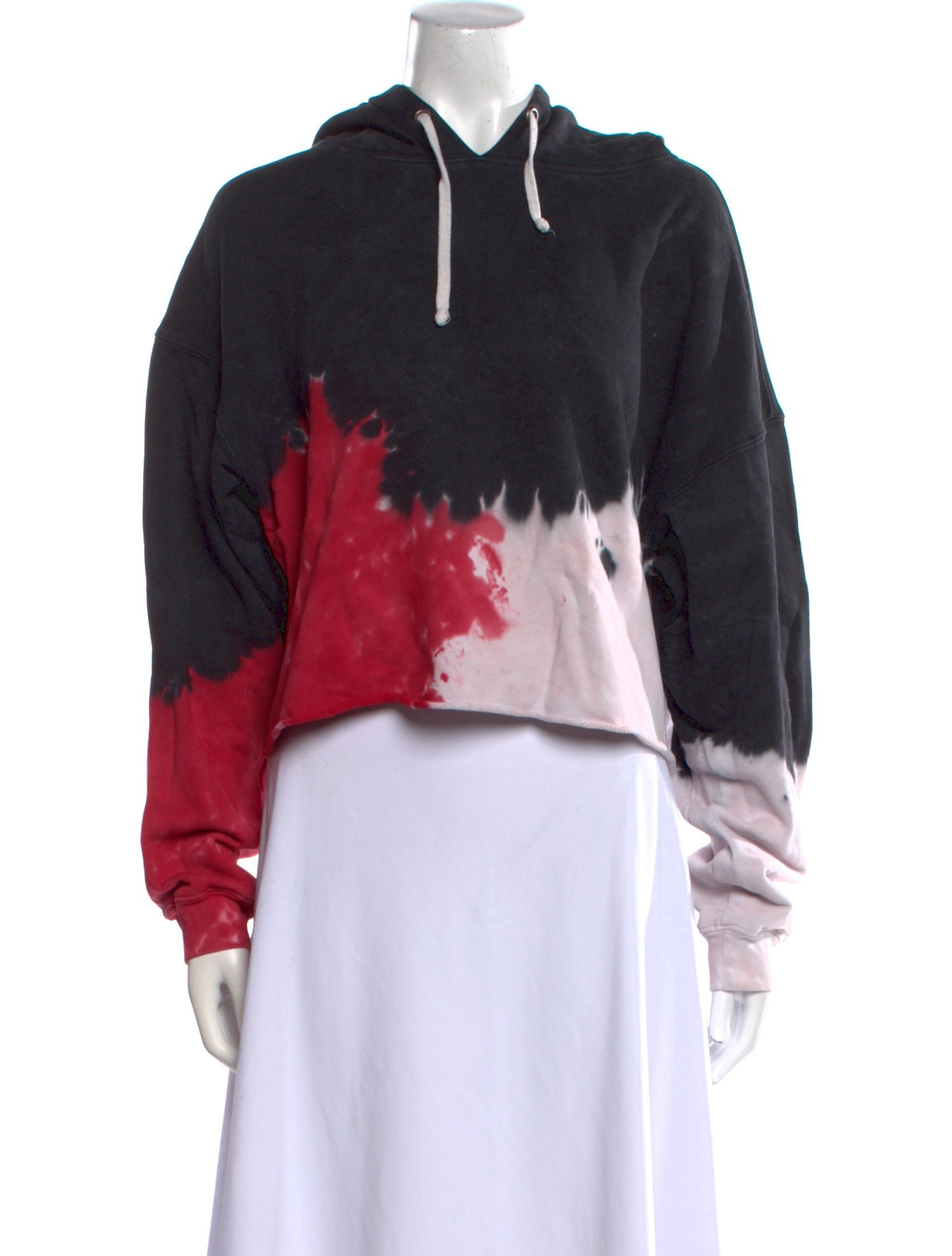 RE/DONE Tie-Dye Print Crew Neck Sweatshirt