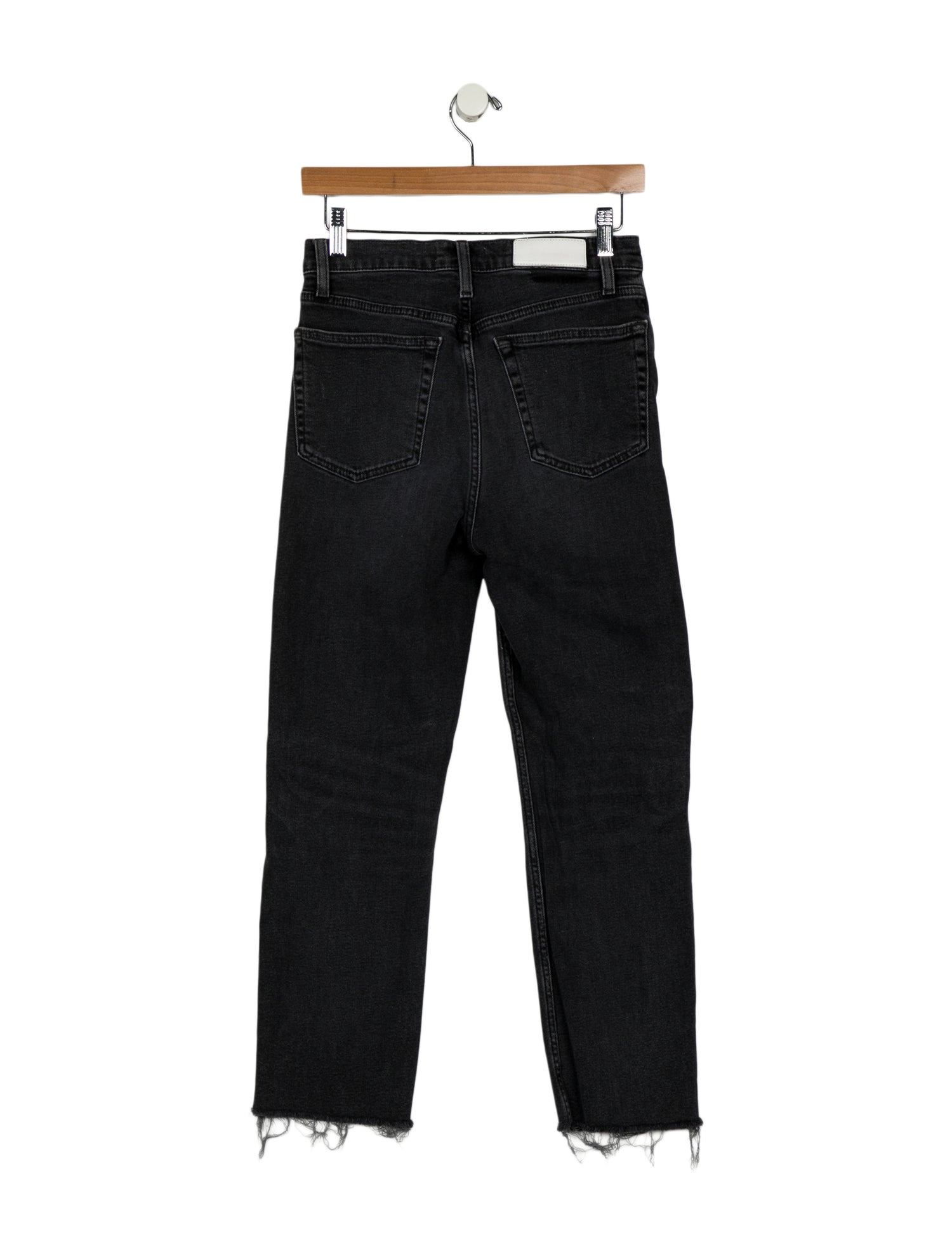 RE/DONE High-Rise Straight Leg Jeans