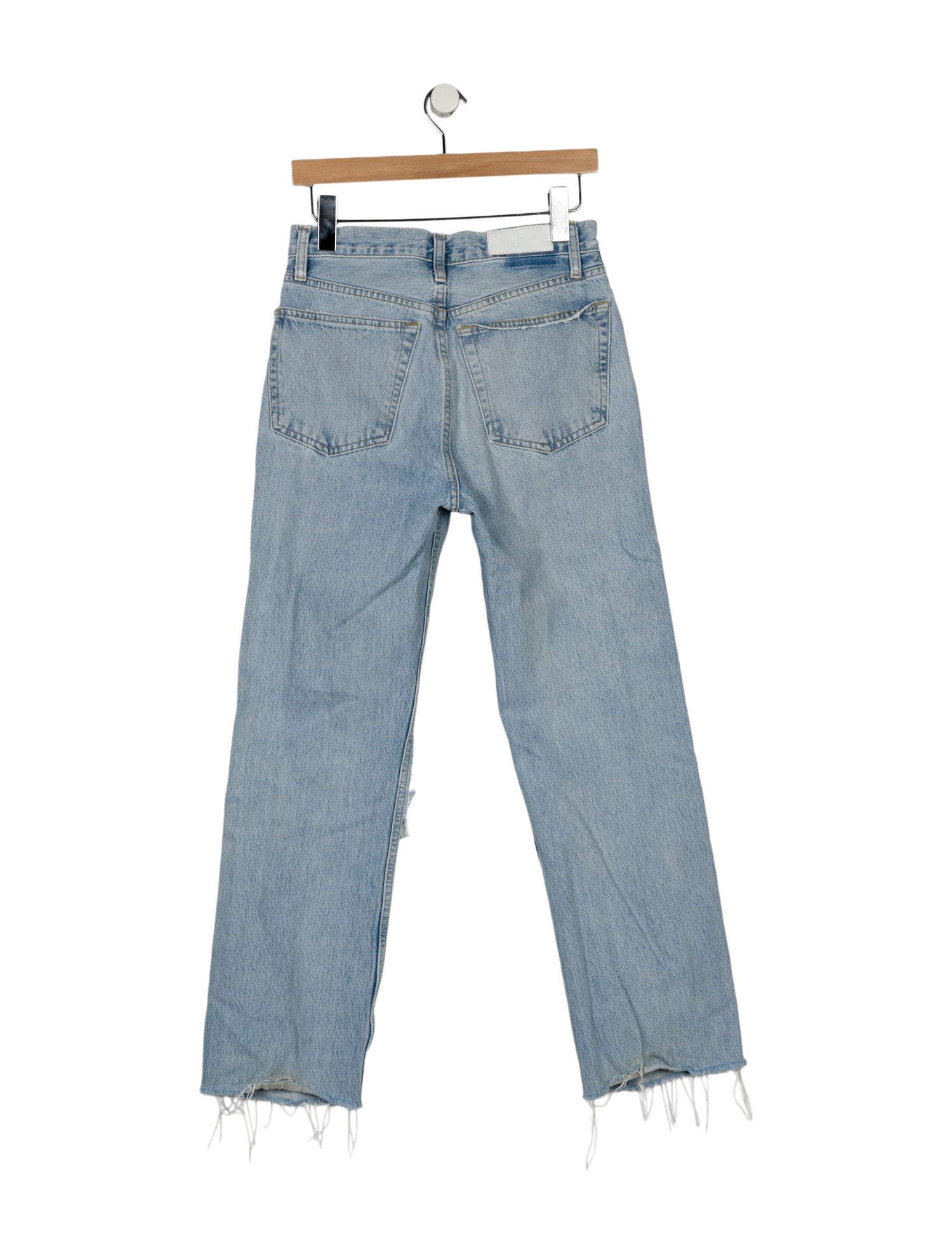 RE/DONE High-Rise Straight Leg Jeans