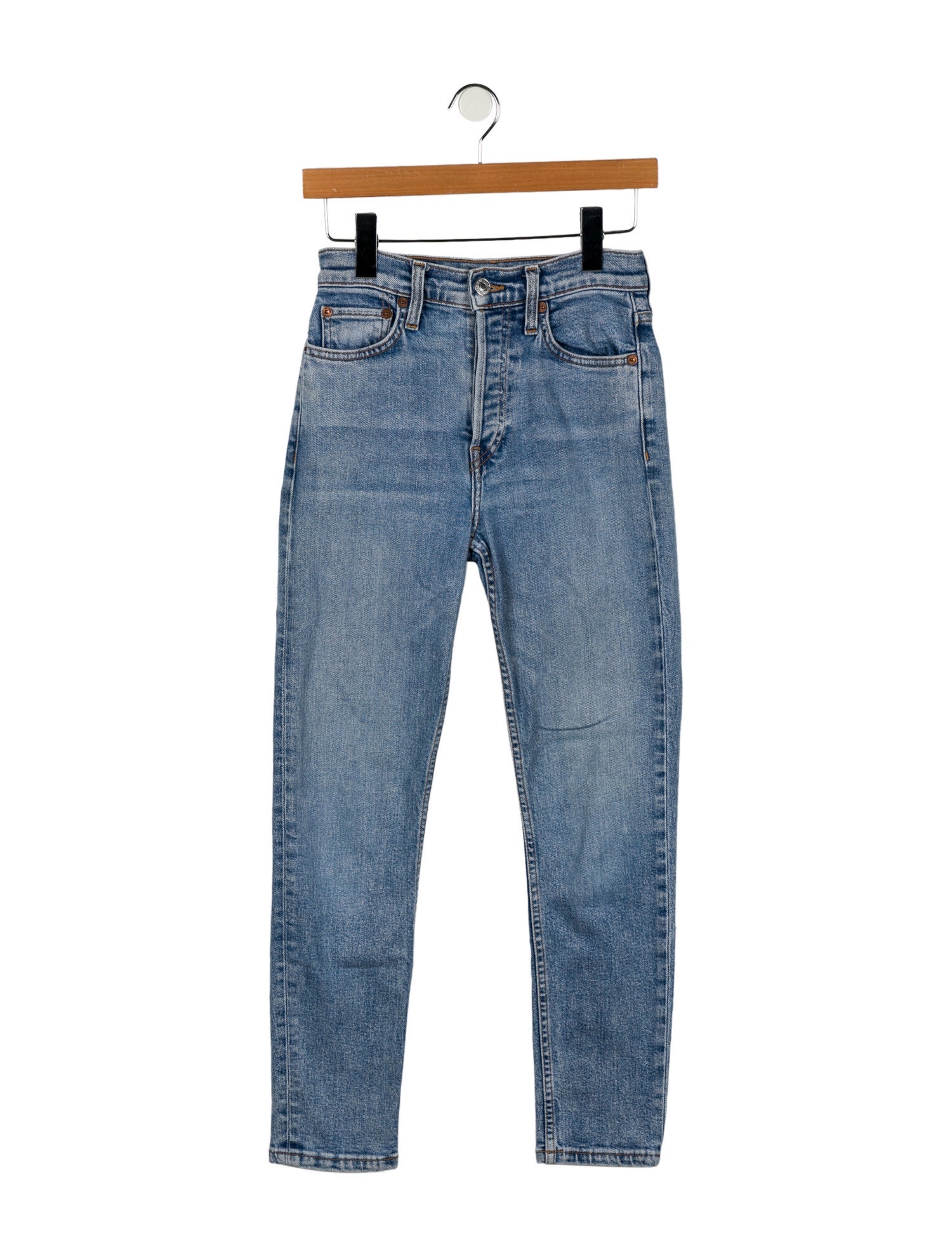 RE/DONE Mid-Rise Skinny Leg Jeans
