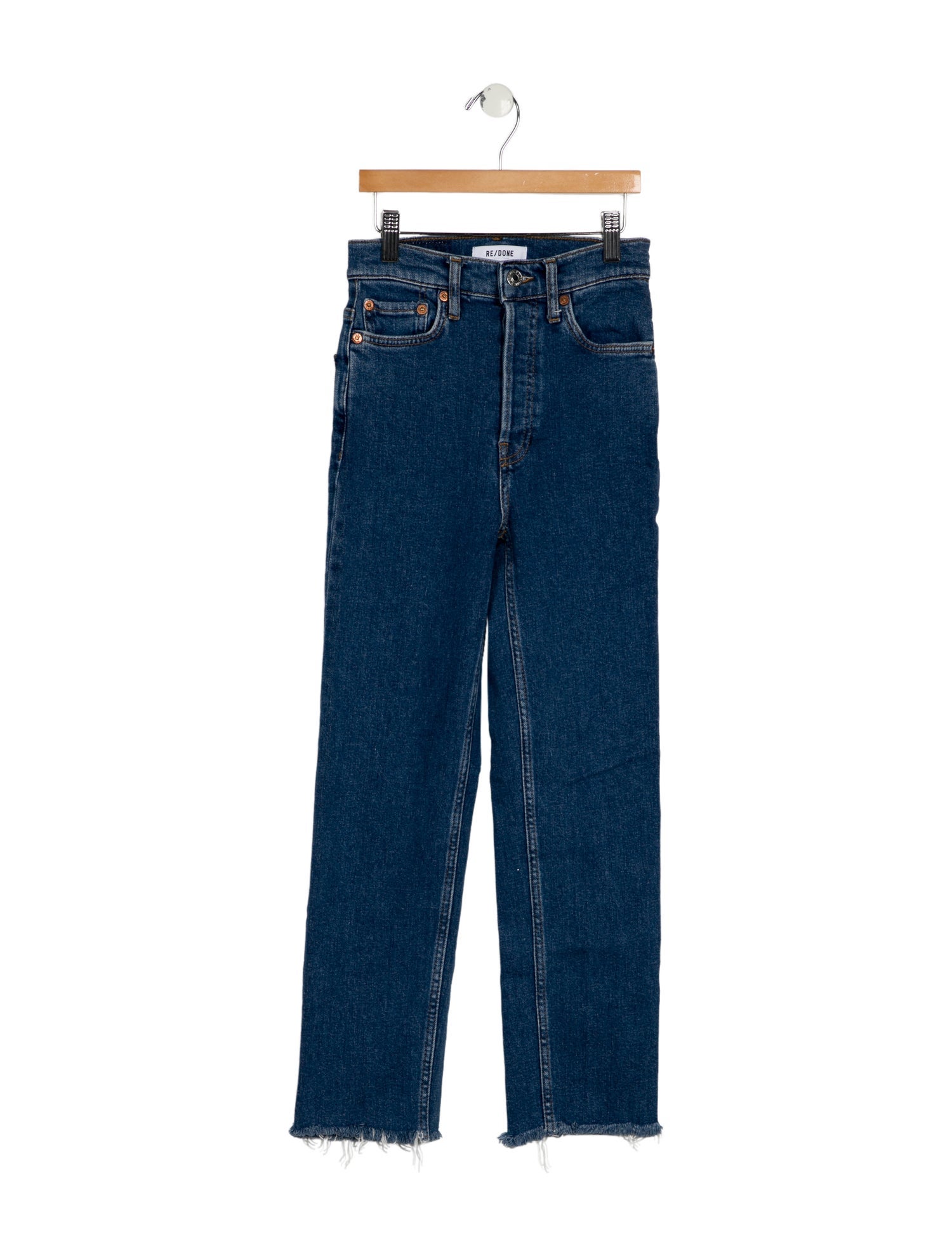 RE/DONE Mid-Rise Straight Leg Jeans