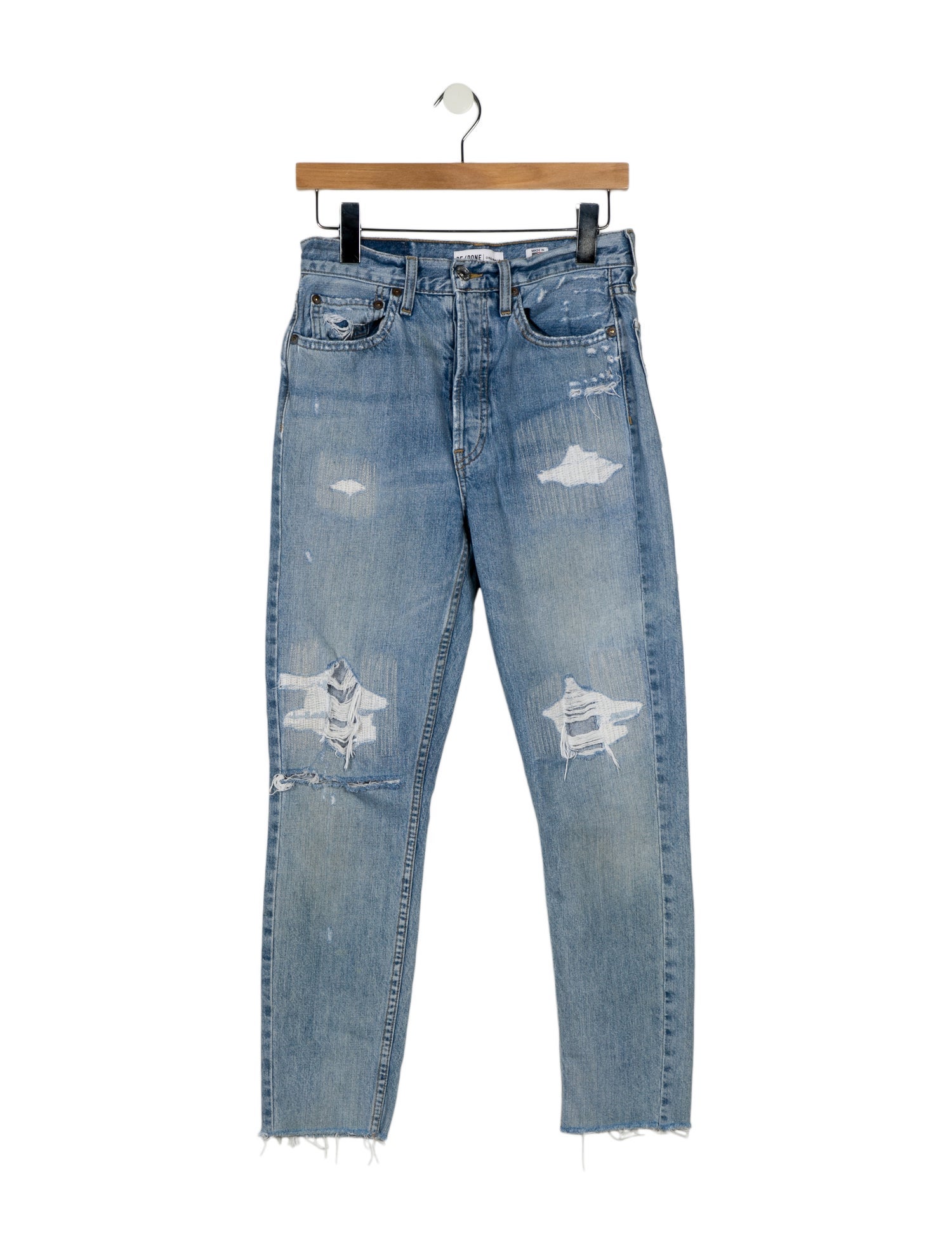 RE/DONE Mid-Rise Skinny Leg Jeans