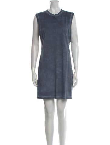Re/Done x Hanes Dresses Crew Neck Mini Dress XS