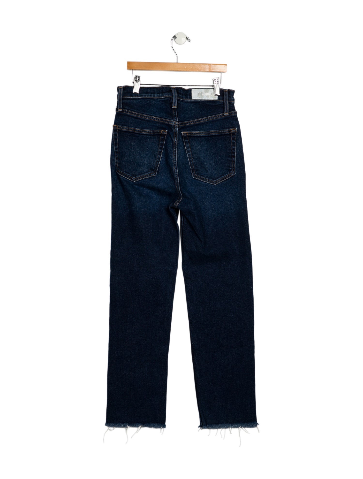RE/DONE High-Rise Straight Leg Jeans