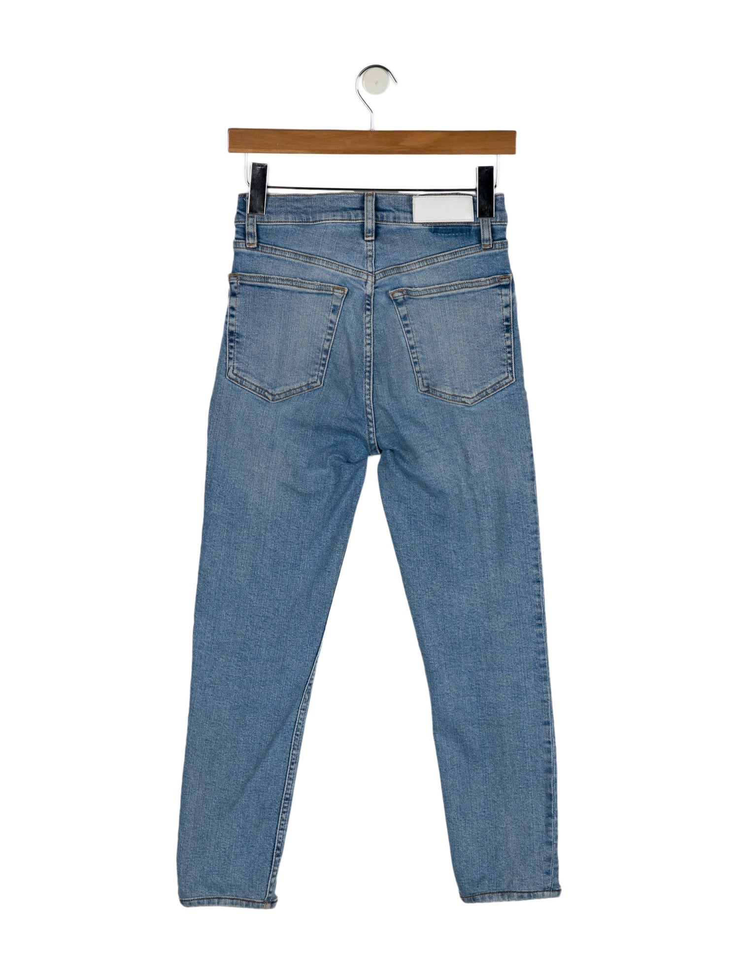 RE/DONE Mid-Rise Straight Leg Jeans
