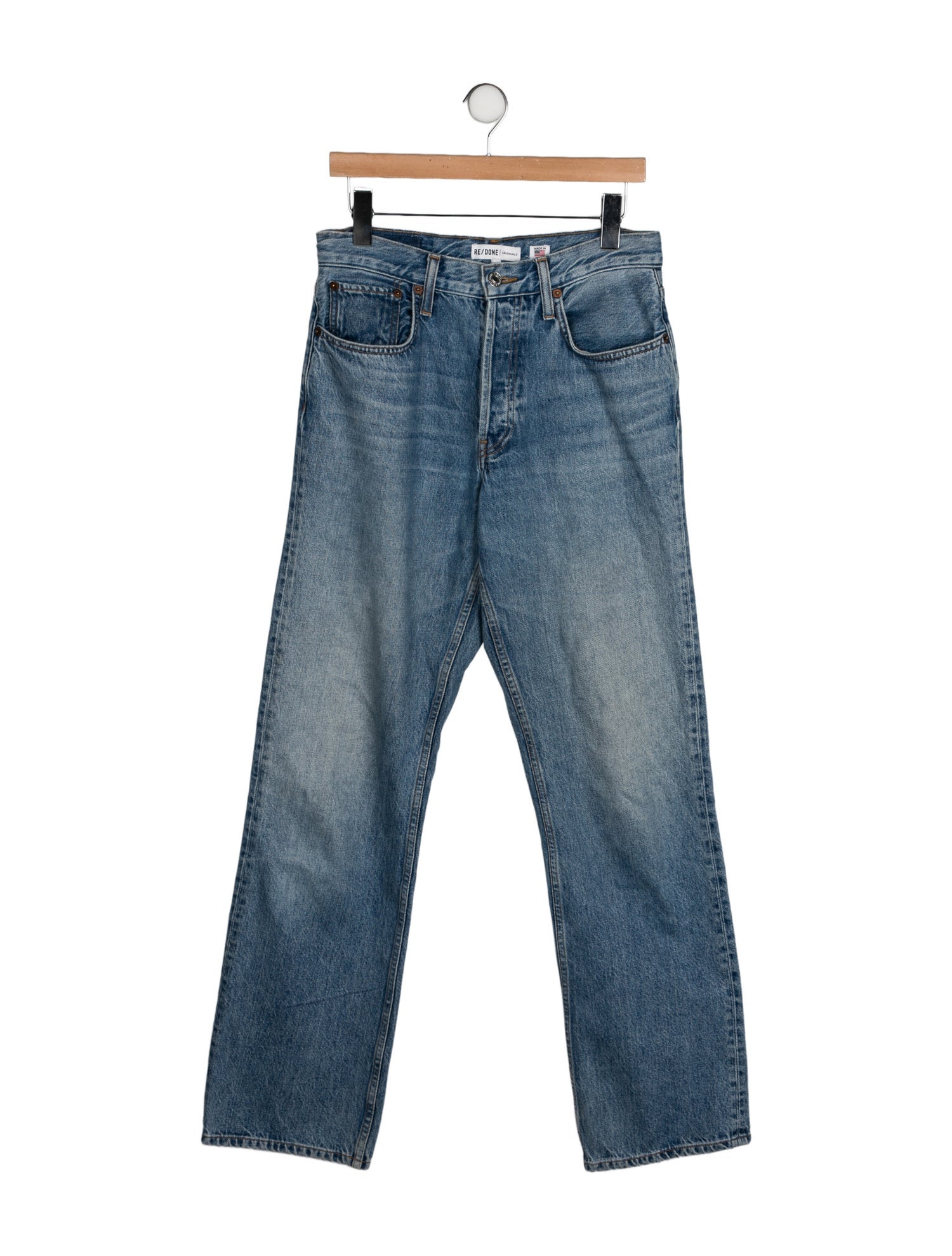 RE/DONE High-Rise Wide Leg Jeans