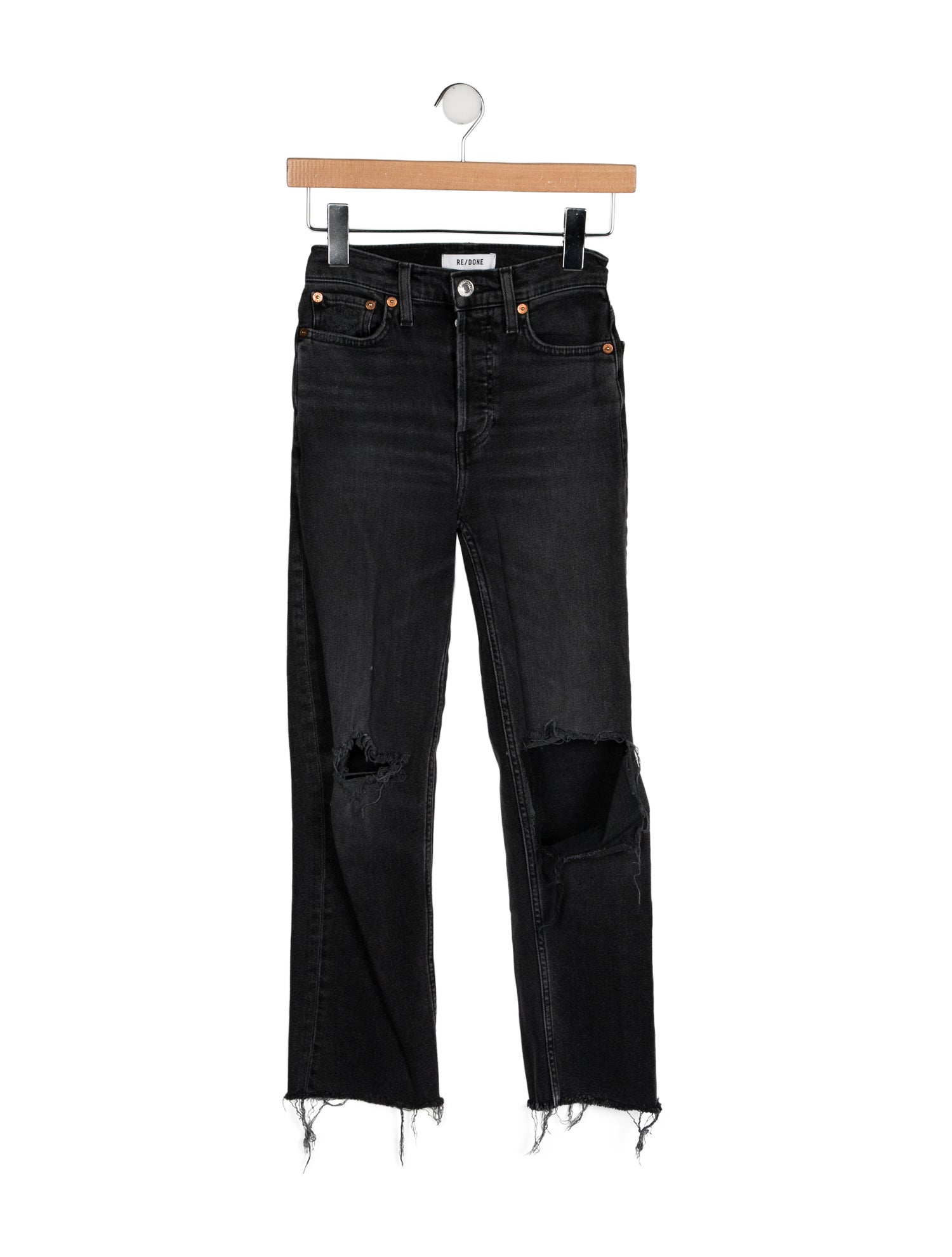 RE/DONE Mid-Rise Straight Leg Jeans
