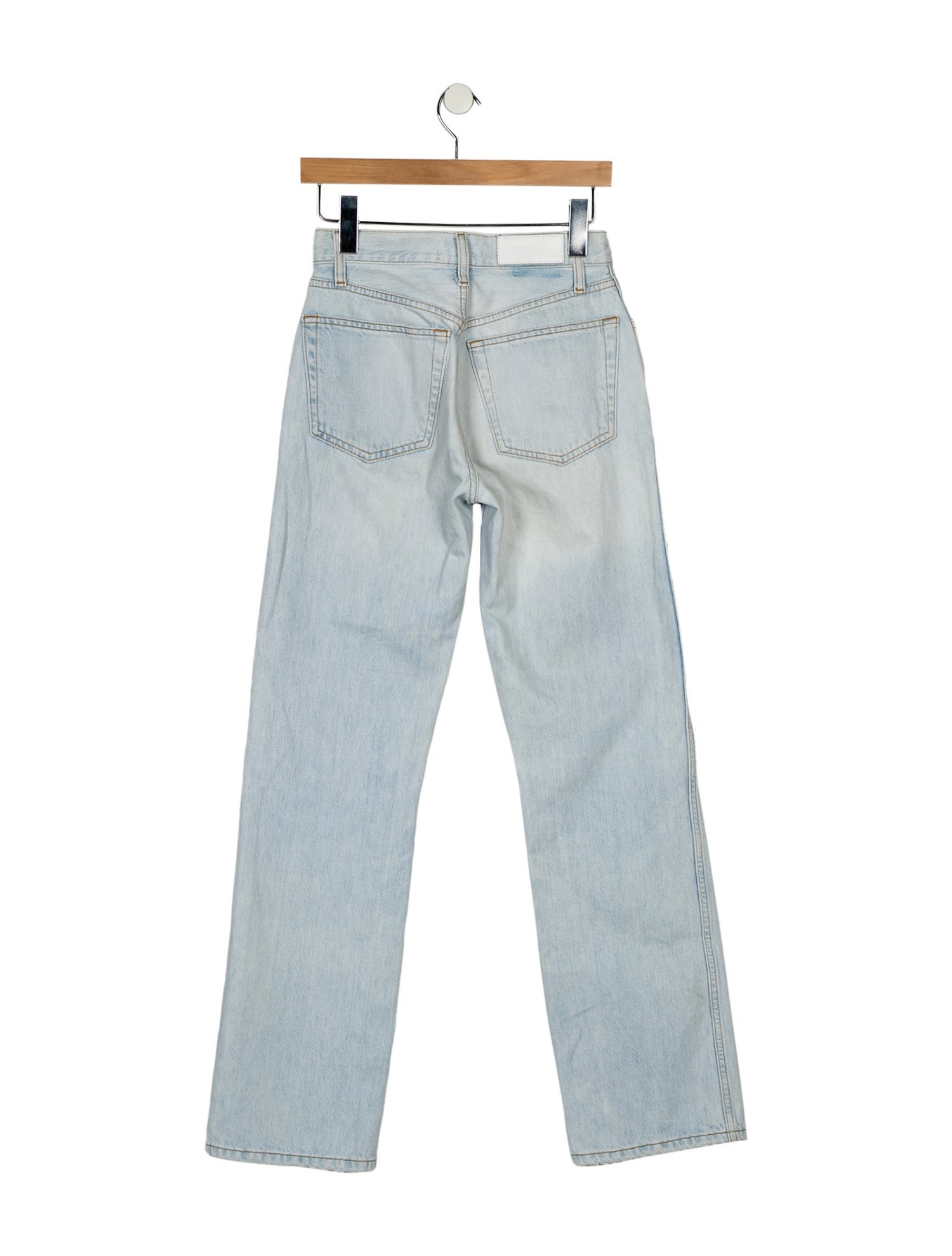 RE/DONE Mid-Rise Straight Leg Jeans
