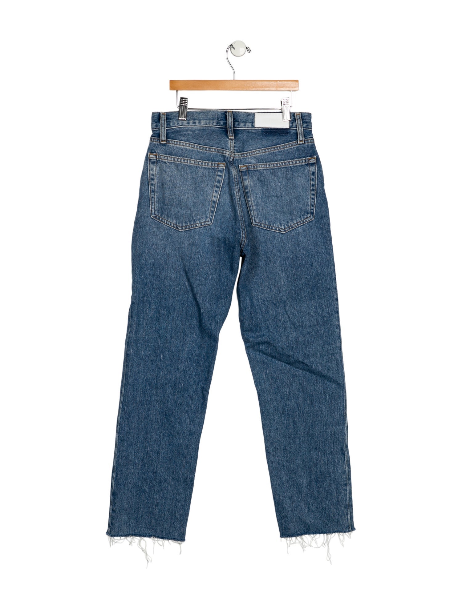 RE/DONE Mid-Rise Straight Leg Jeans