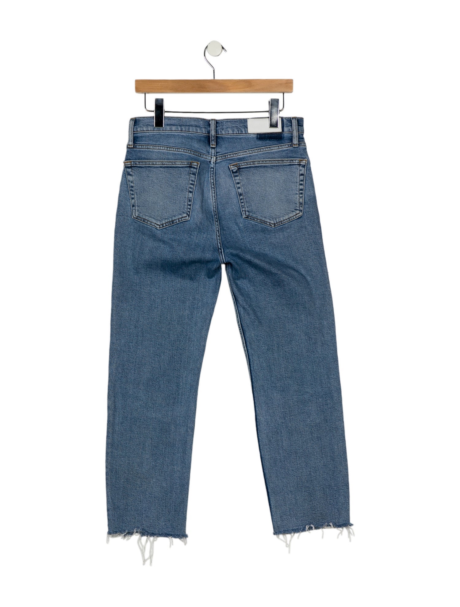 RE/DONE Mid-Rise Straight Leg Jeans