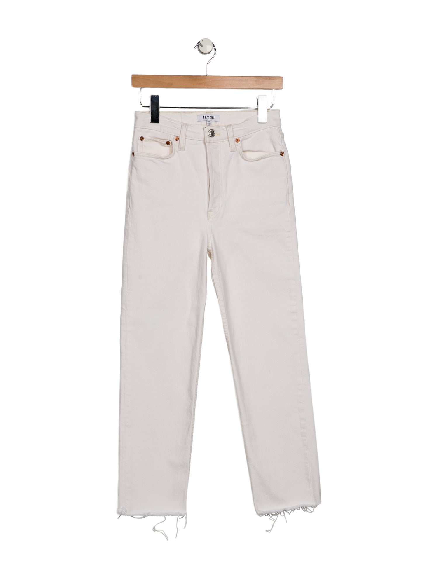 RE/DONE High-Rise Straight Leg Jeans