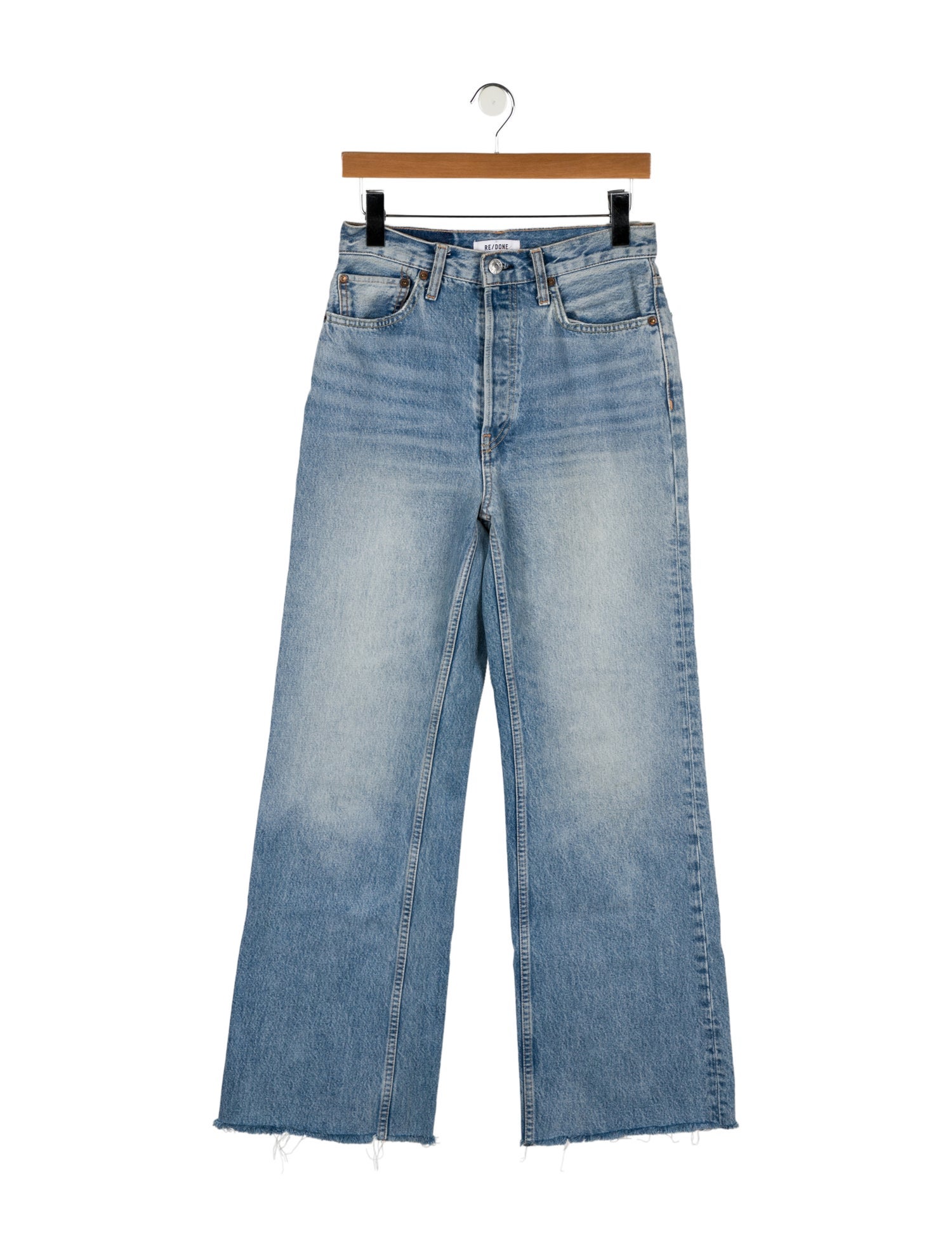 RE/DONE High-Rise Wide Leg Jeans