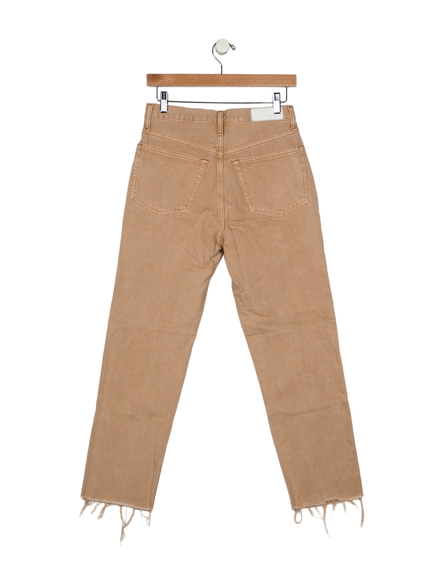 RE/DONE High-Rise Straight Leg Jeans