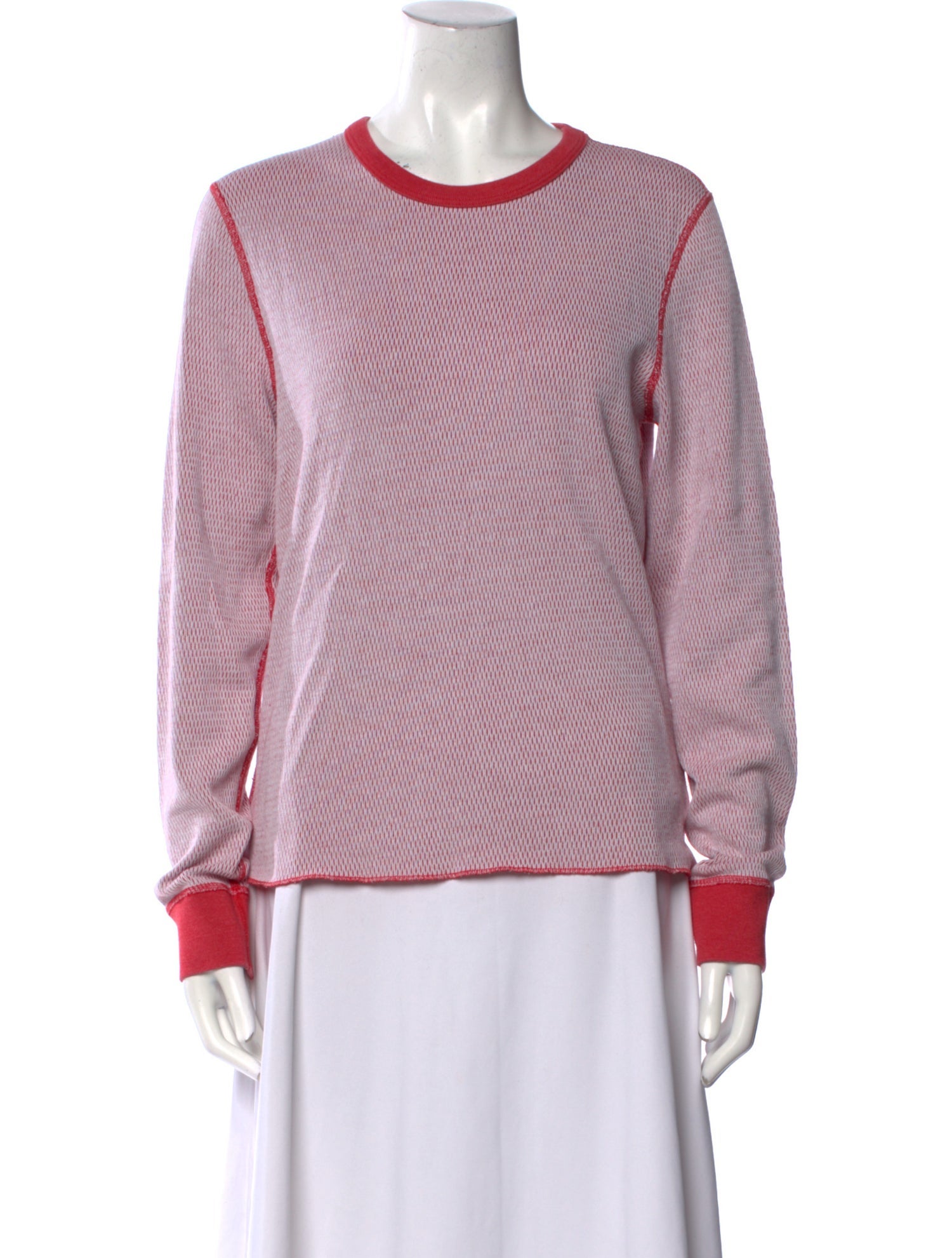 RE/DONE Crew Neck Long Sleeve Sweatshirt