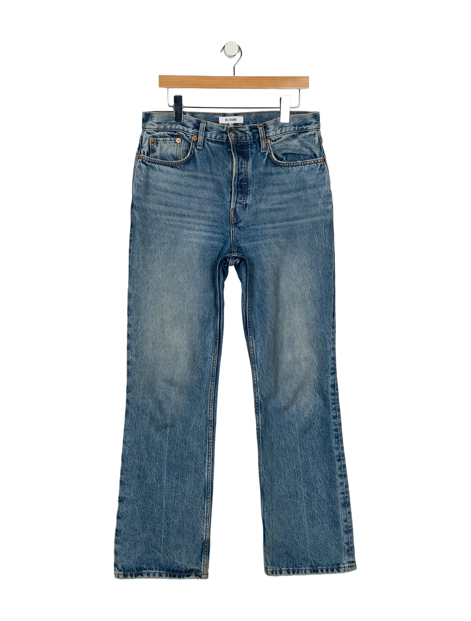 RE/DONE High-Rise Wide Leg Jeans