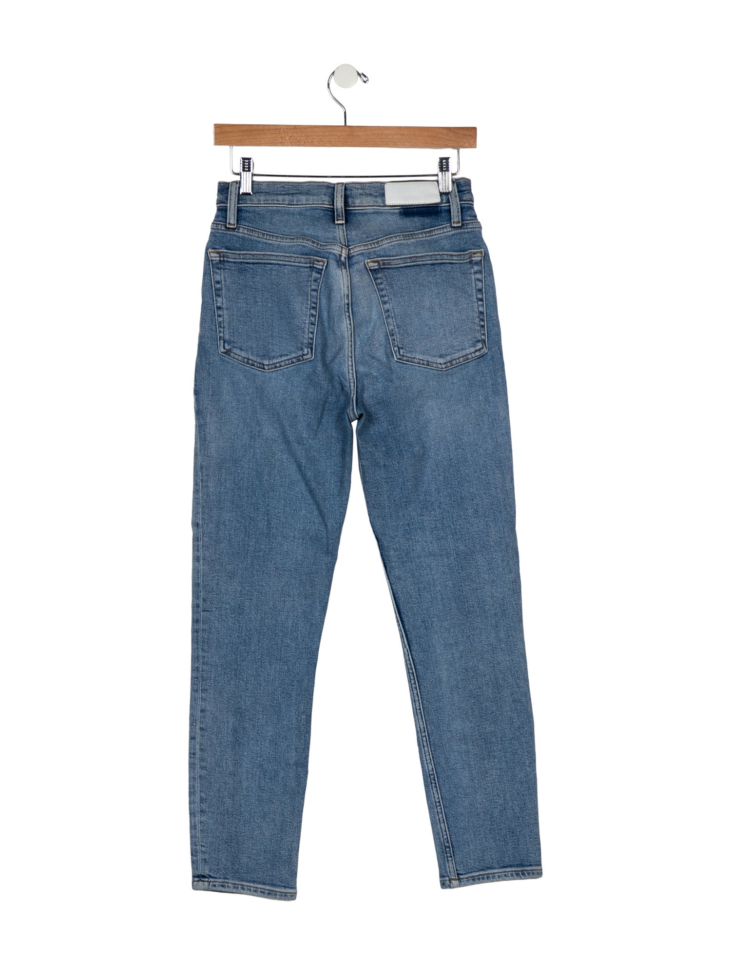 RE/DONE Mid-Rise Straight Leg Jeans