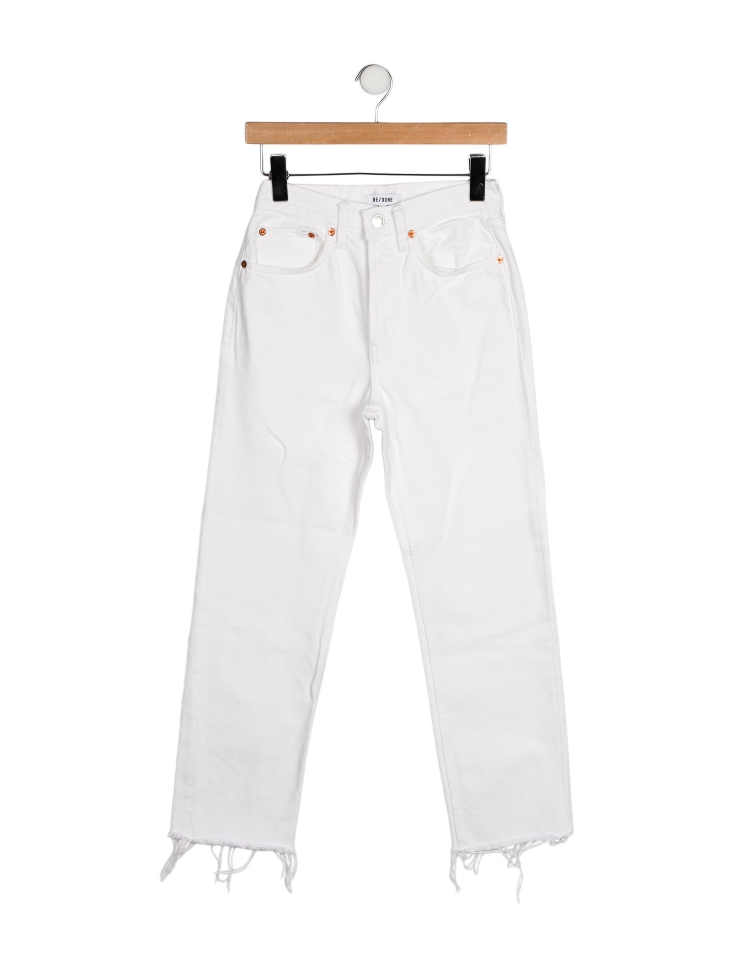 RE/DONE Mid-Rise Straight Leg Jeans