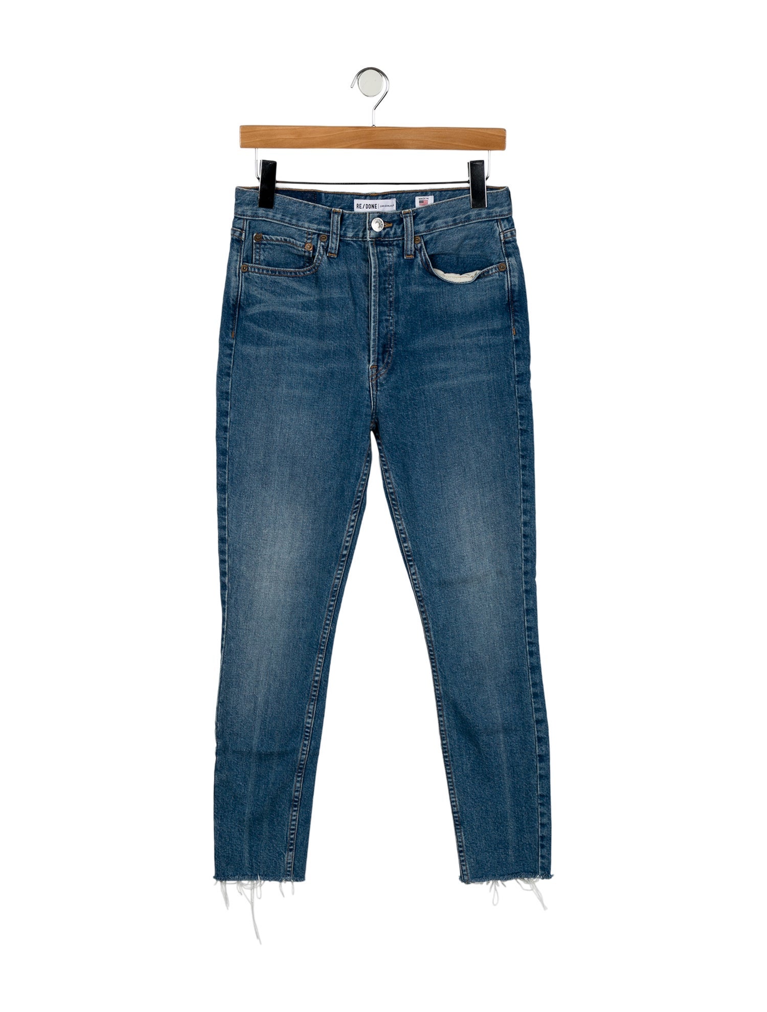 RE/DONE High-Rise Skinny Leg Jeans