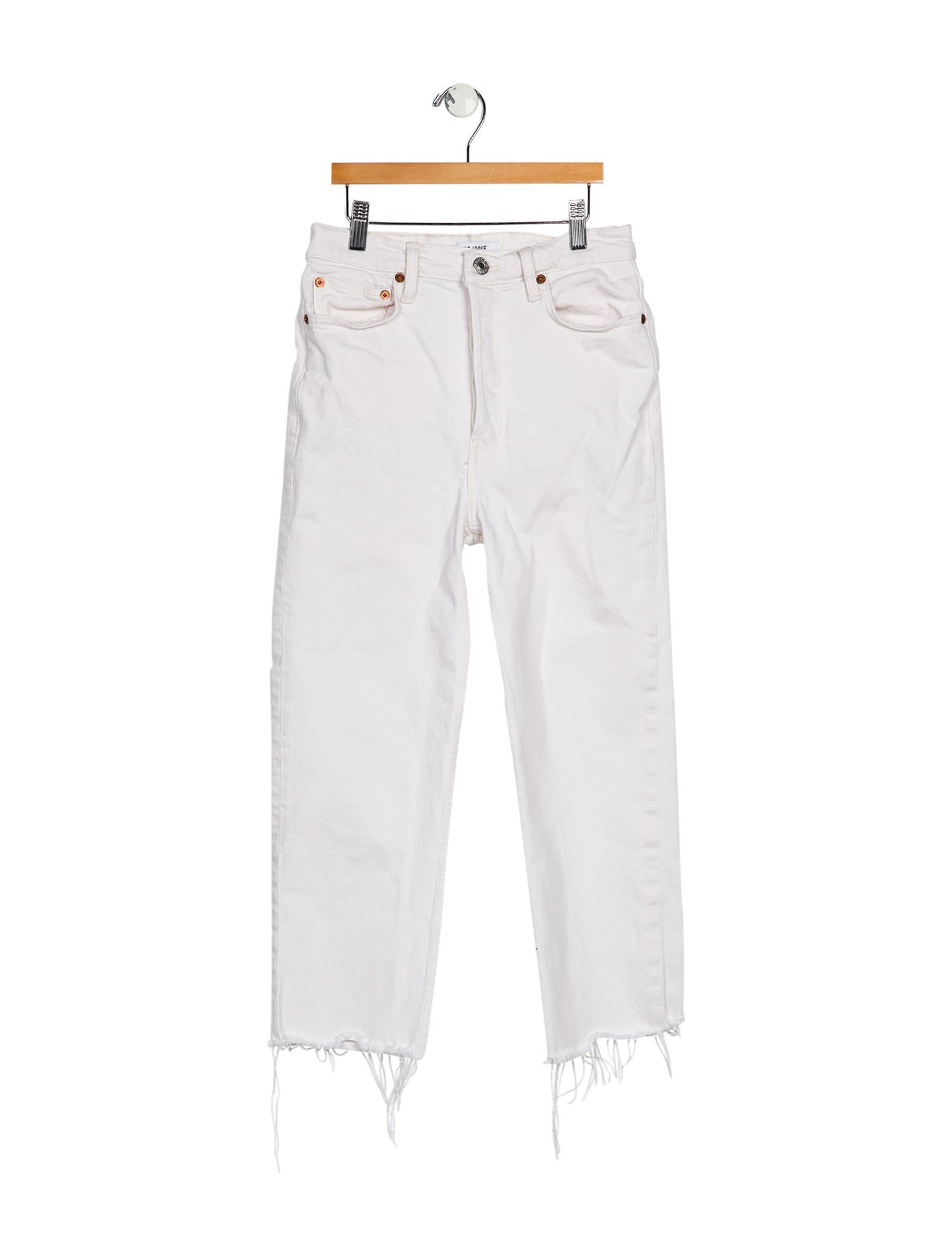 RE/DONE High-Rise Straight Leg Jeans