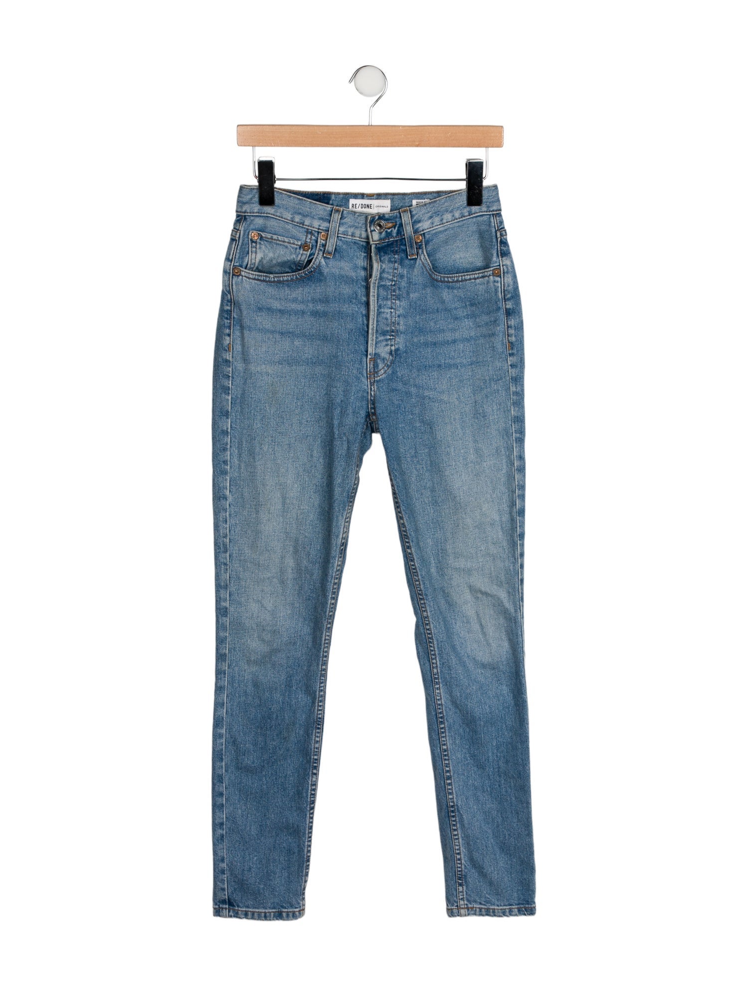 RE/DONE High-Rise Skinny Leg Jeans