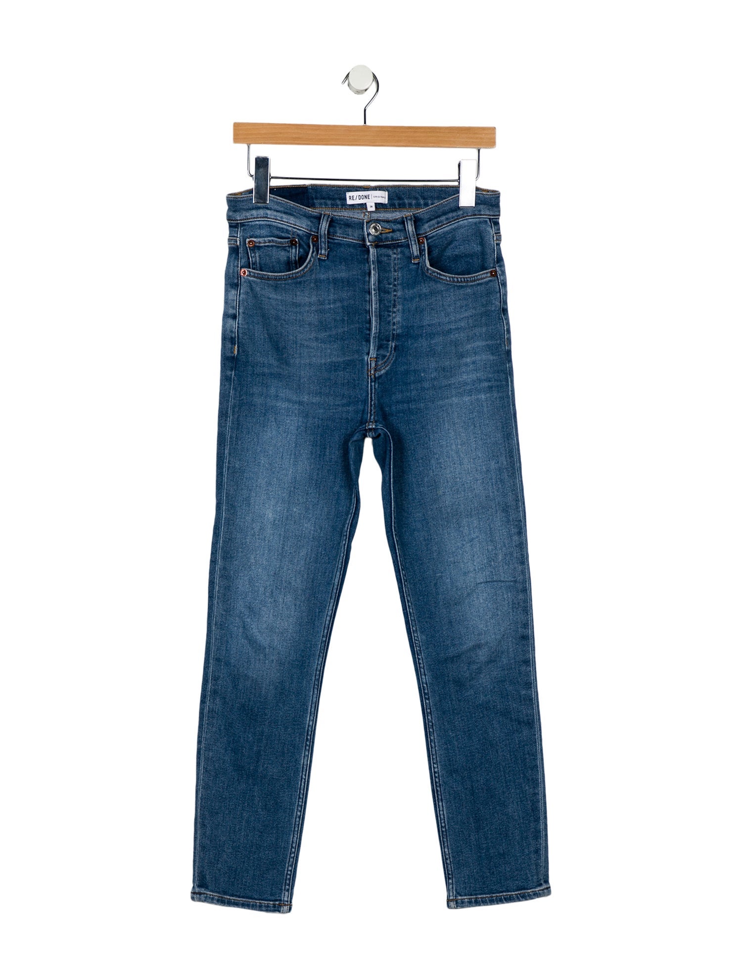 RE/DONE High-Rise Skinny Leg Jeans