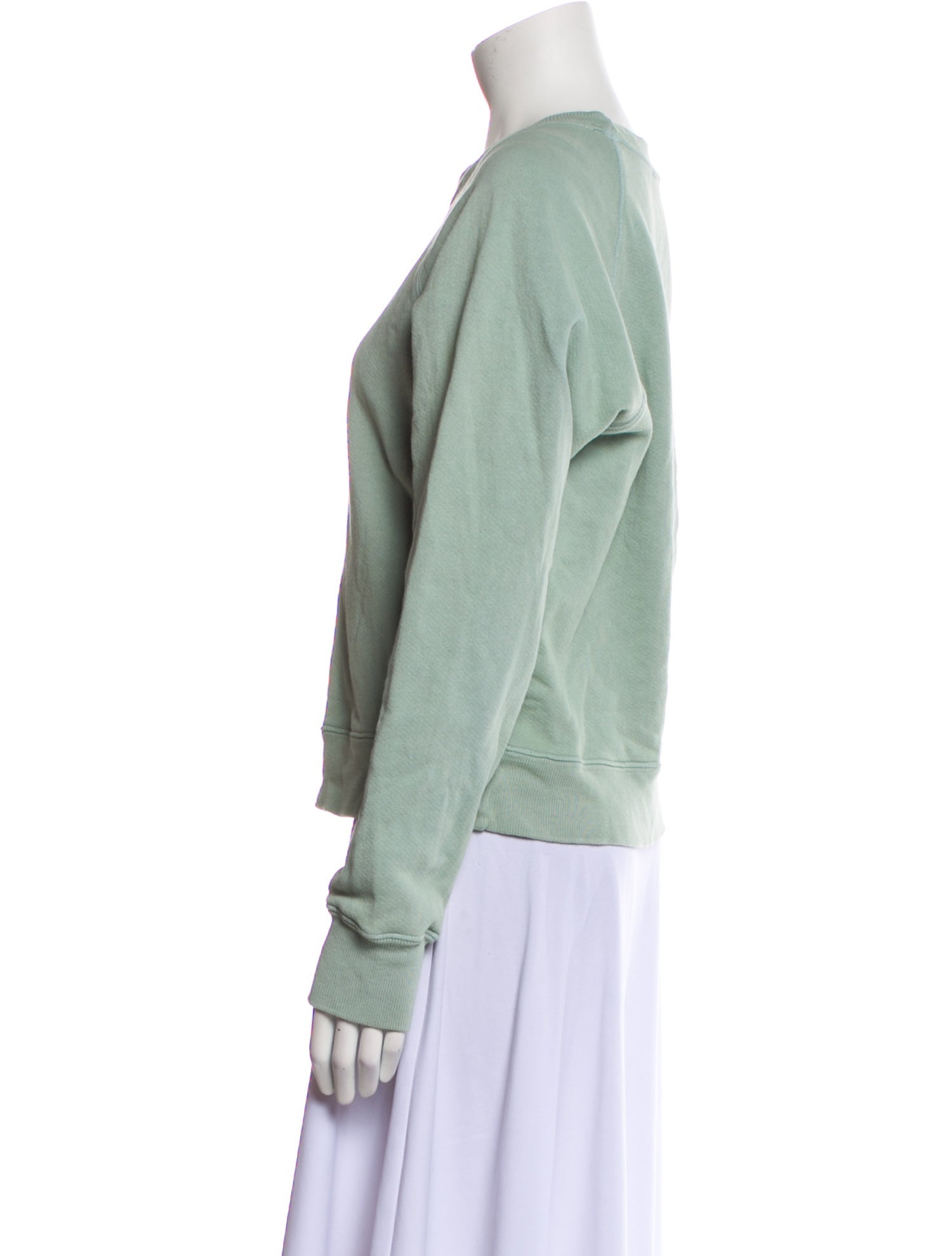 RE/DONE Crew Neck Long Sleeve Sweatshirt