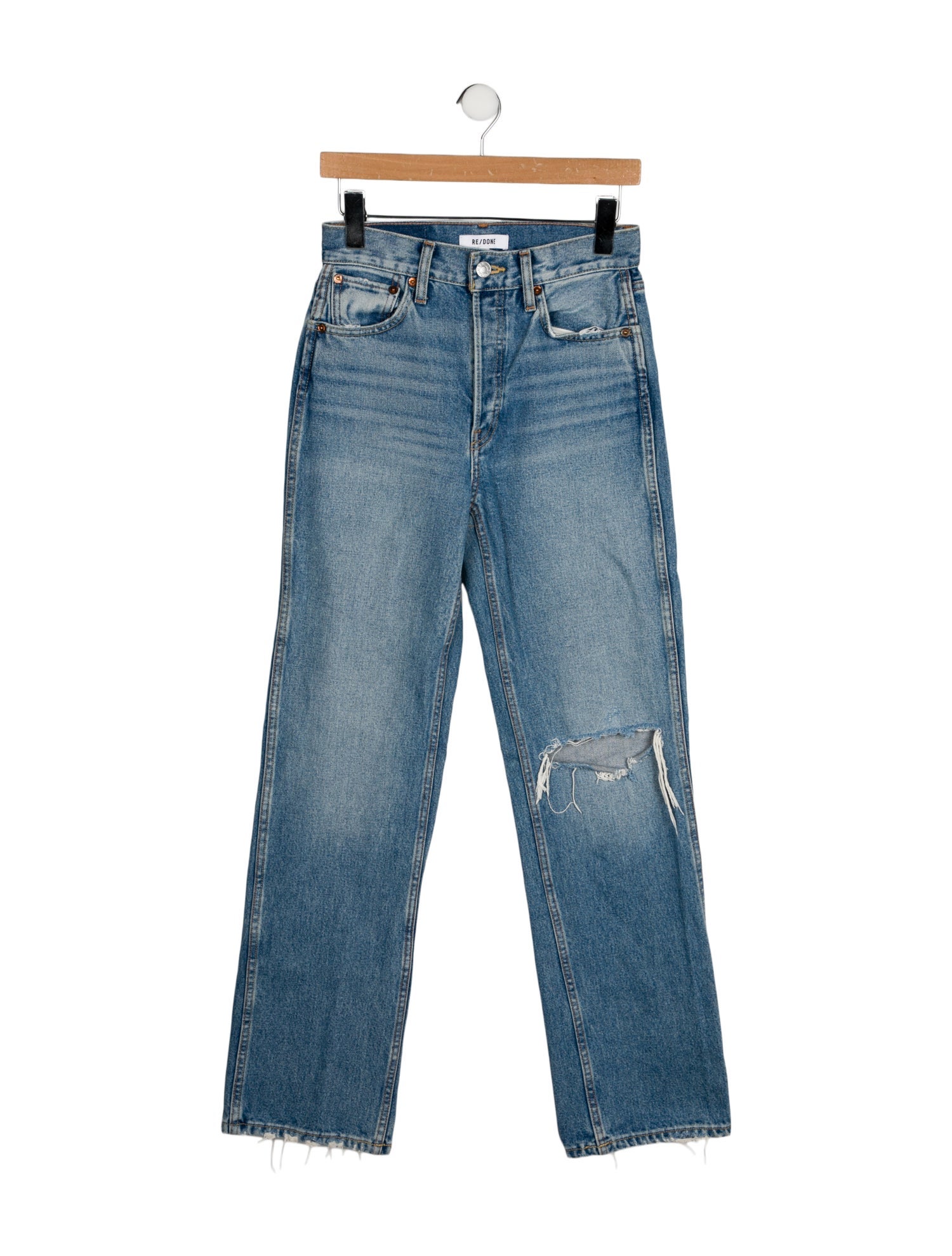 RE/DONE High-Rise Wide Leg Jeans