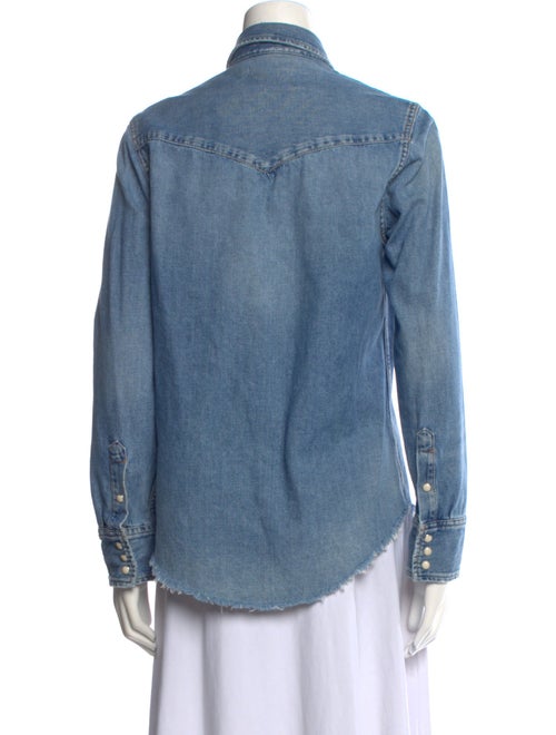 RE/DONE Long Sleeve Button-Up Top