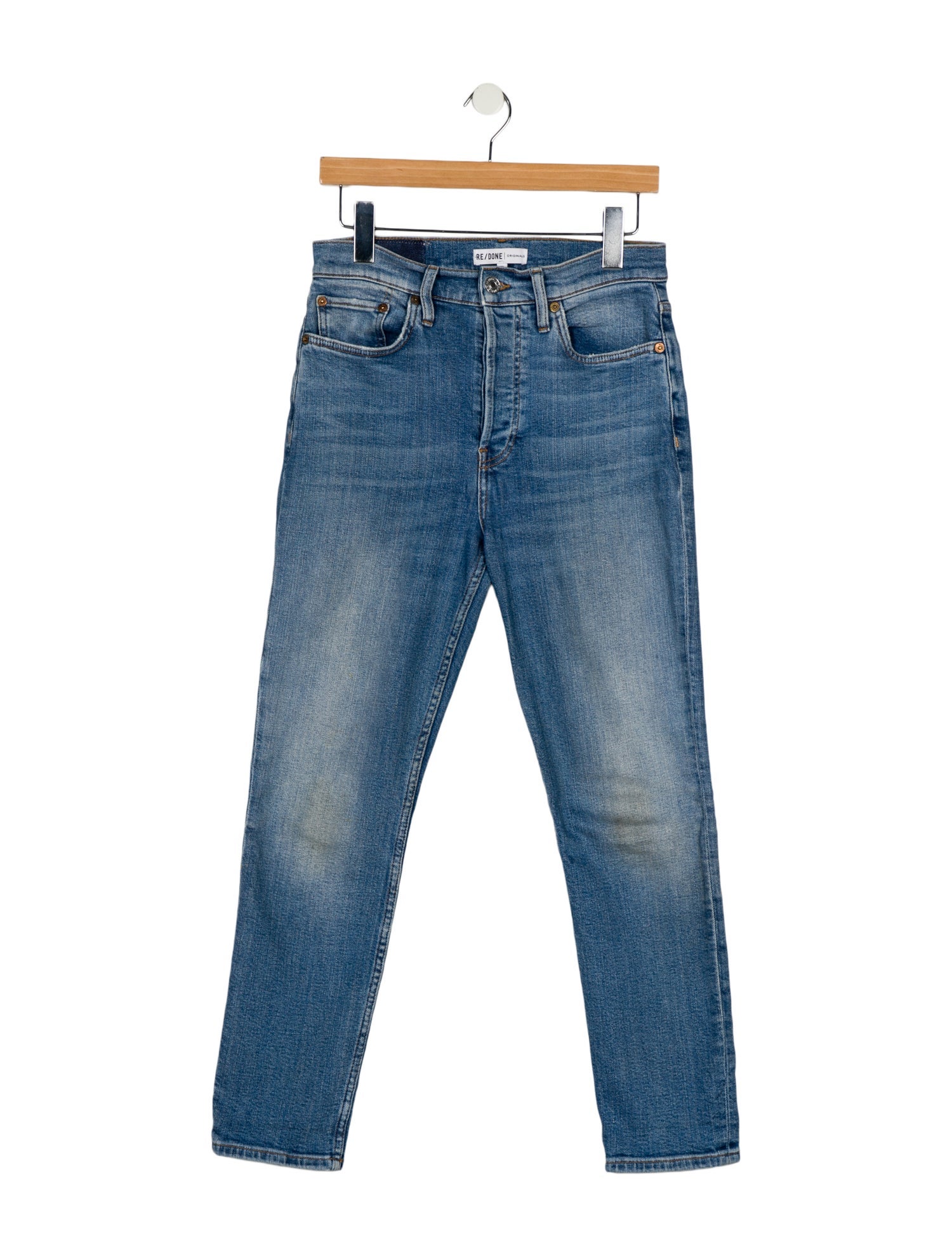 RE/DONE High-Rise Skinny Leg Jeans