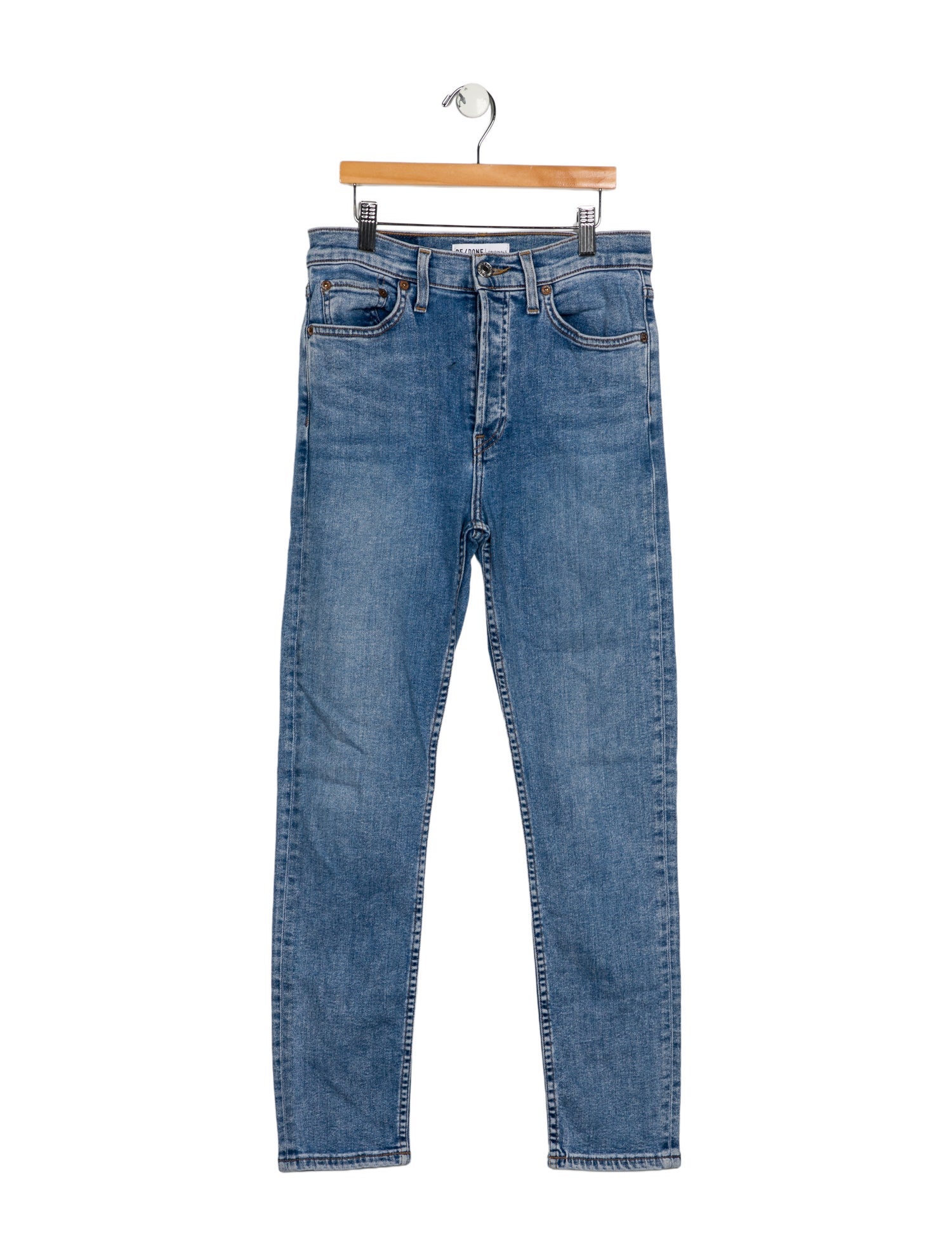 RE/DONE High-Rise Skinny Leg Jeans