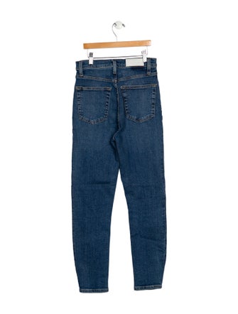 RE/DONE High-Rise Straight Leg Jeans