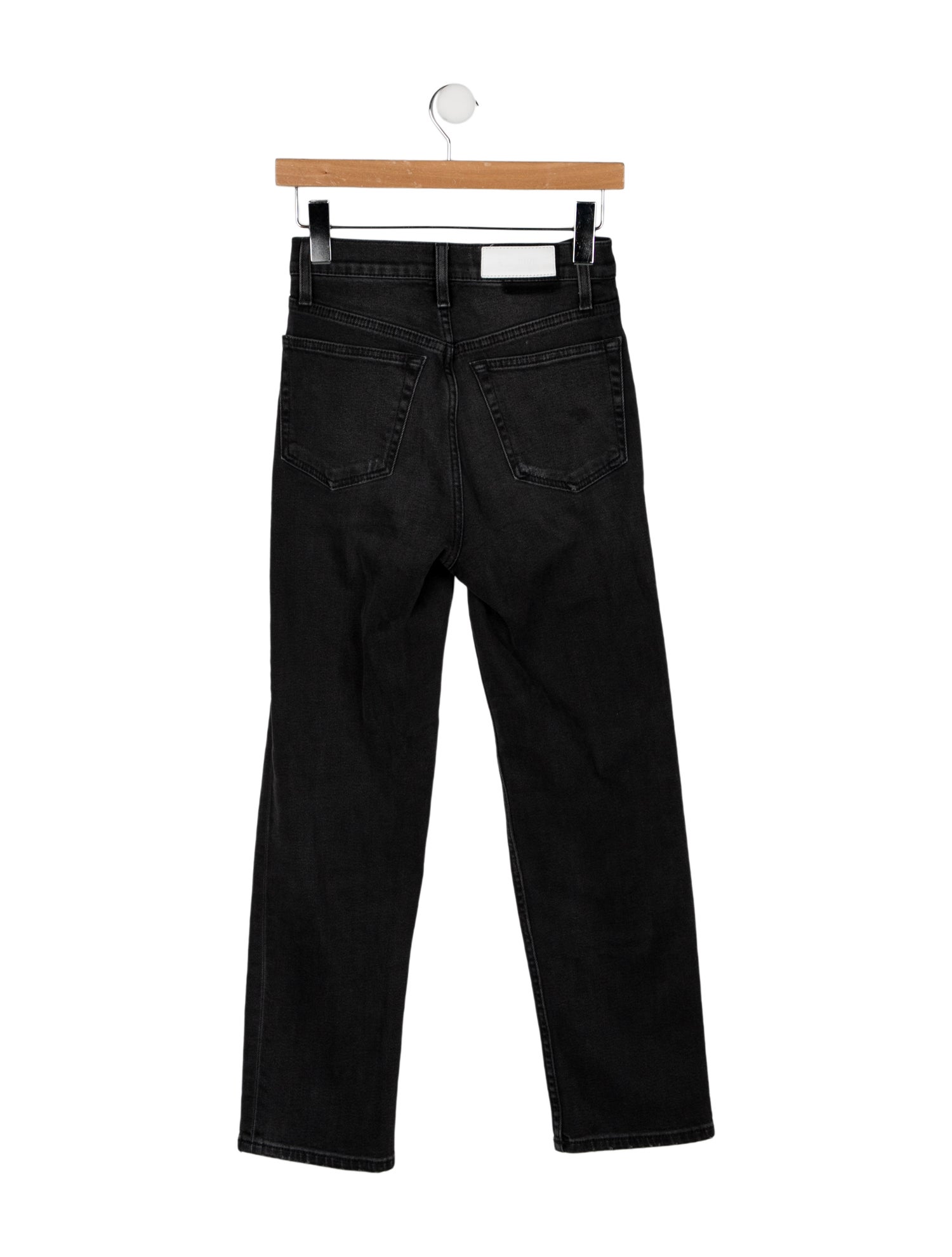 RE/DONE High-Rise Straight Leg Jeans