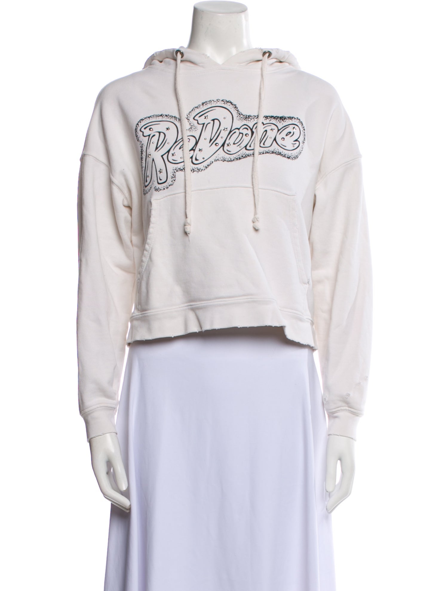 RE/DONE Graphic Print Crew Neck Sweatshirt