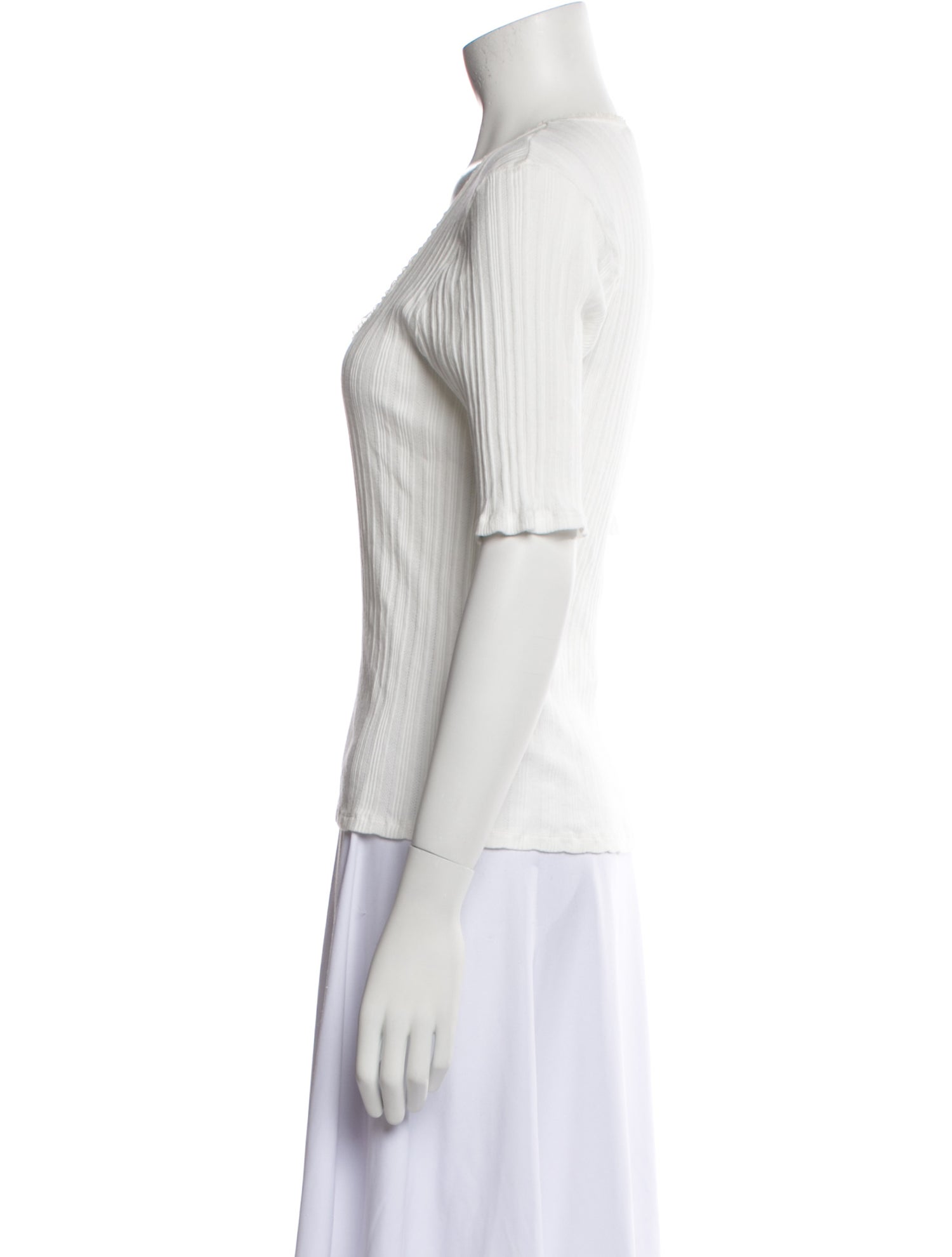 RE/DONE Scoop Neck Short Sleeve T-Shirt