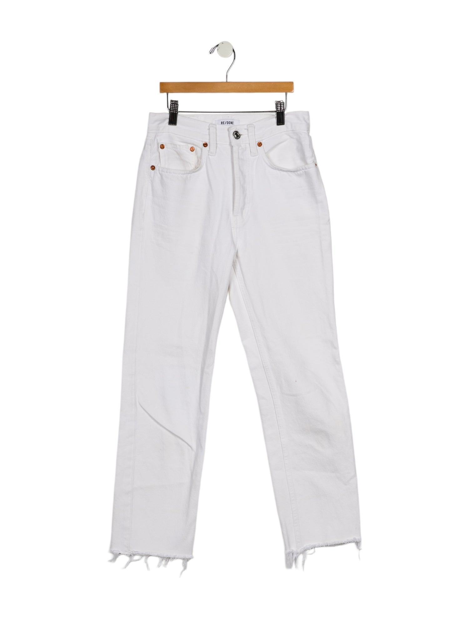 RE/DONE Mid-Rise Straight Leg Jeans