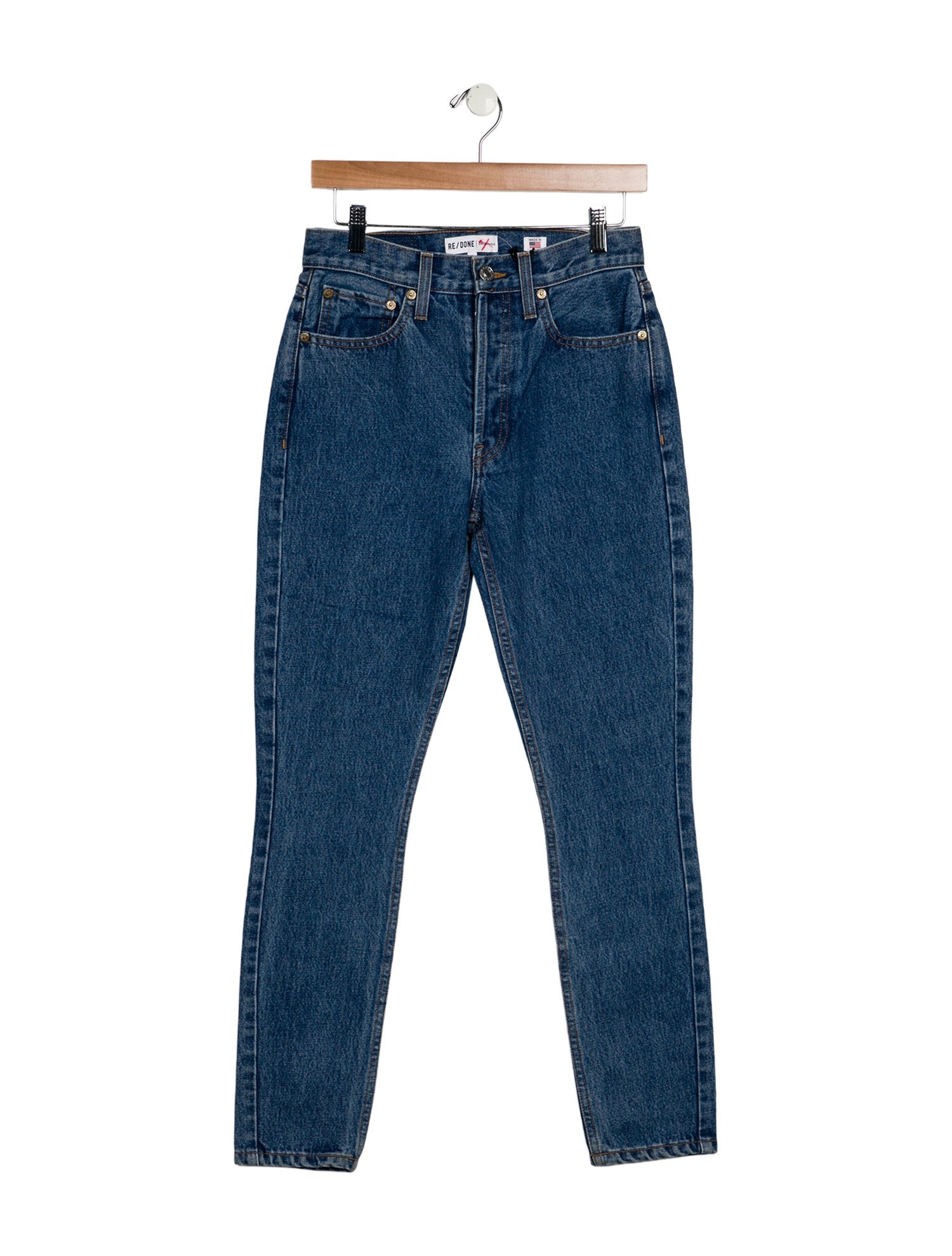 RE/DONE High-Rise Skinny Leg Jeans