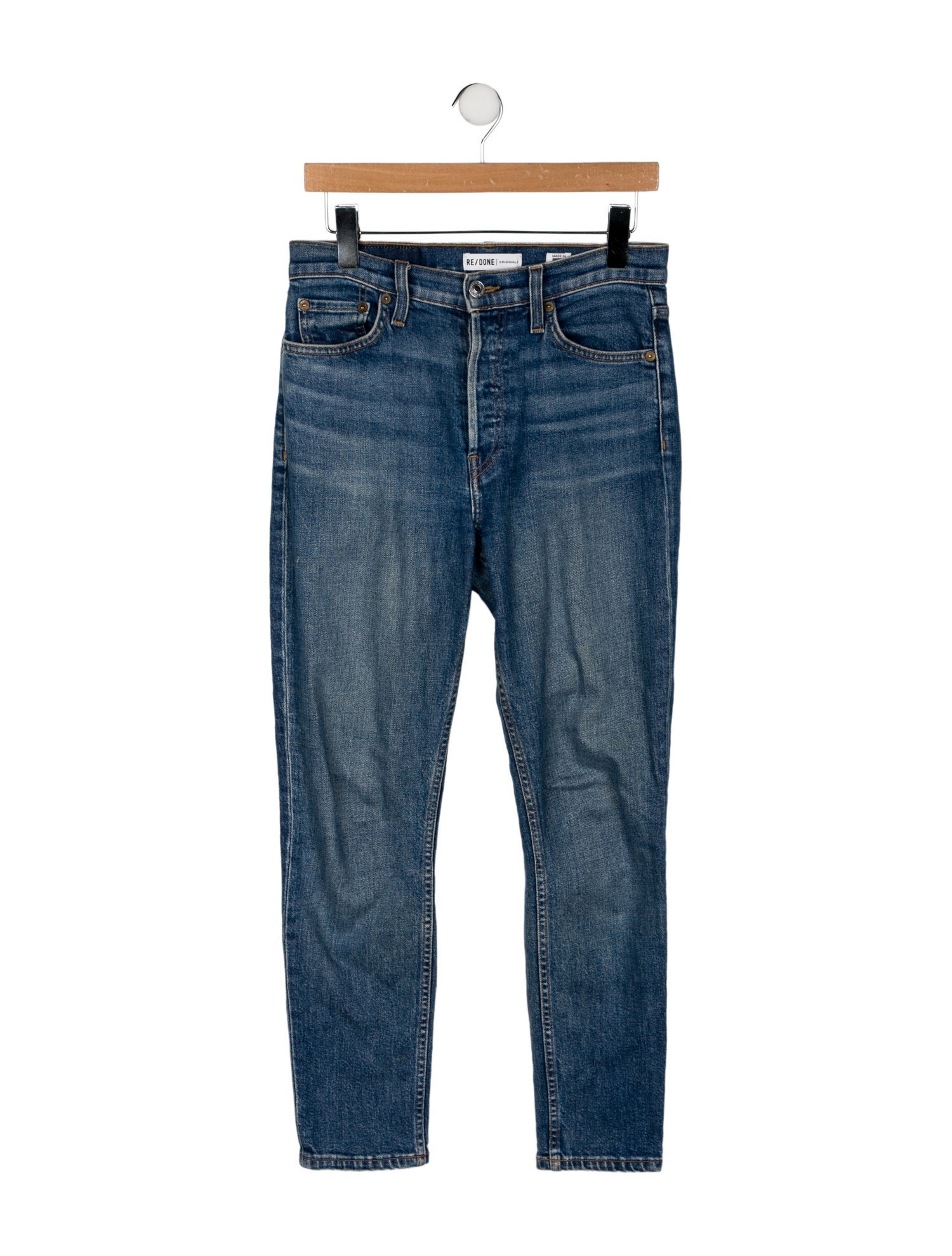 RE/DONE High-Rise Skinny Leg Jeans