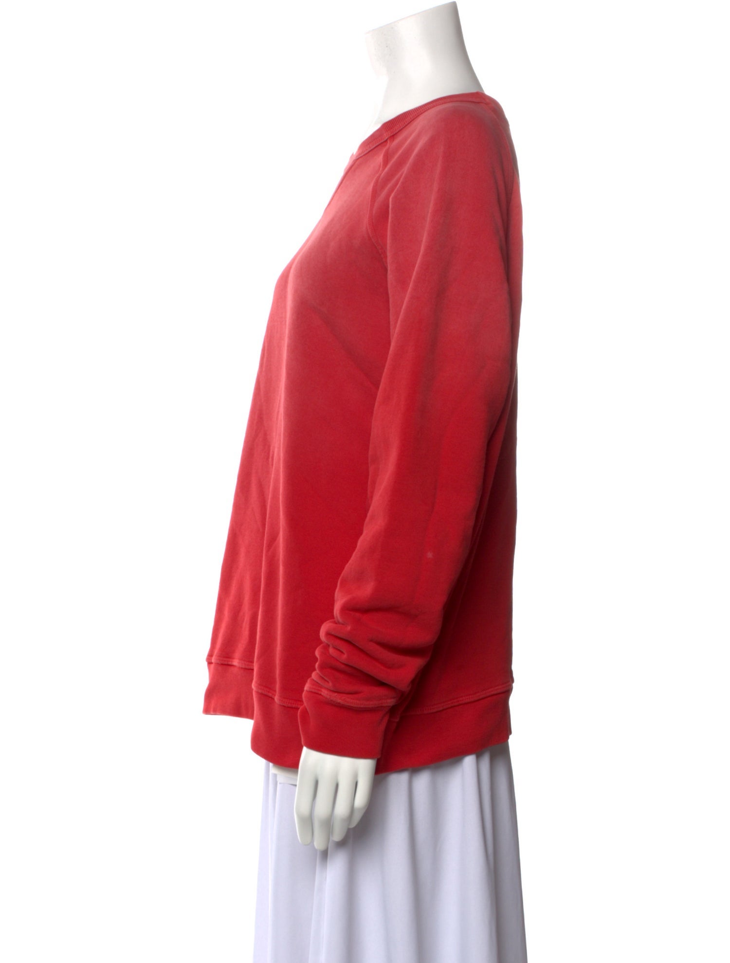 RE/DONE Scoop Neck Long Sleeve Sweatshirt