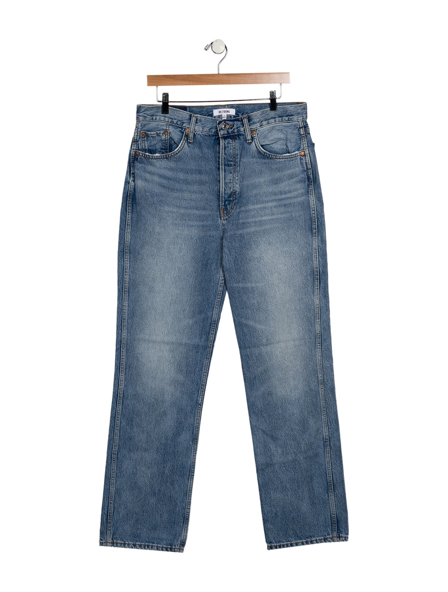 RE/DONE High-Rise Wide Leg Jeans