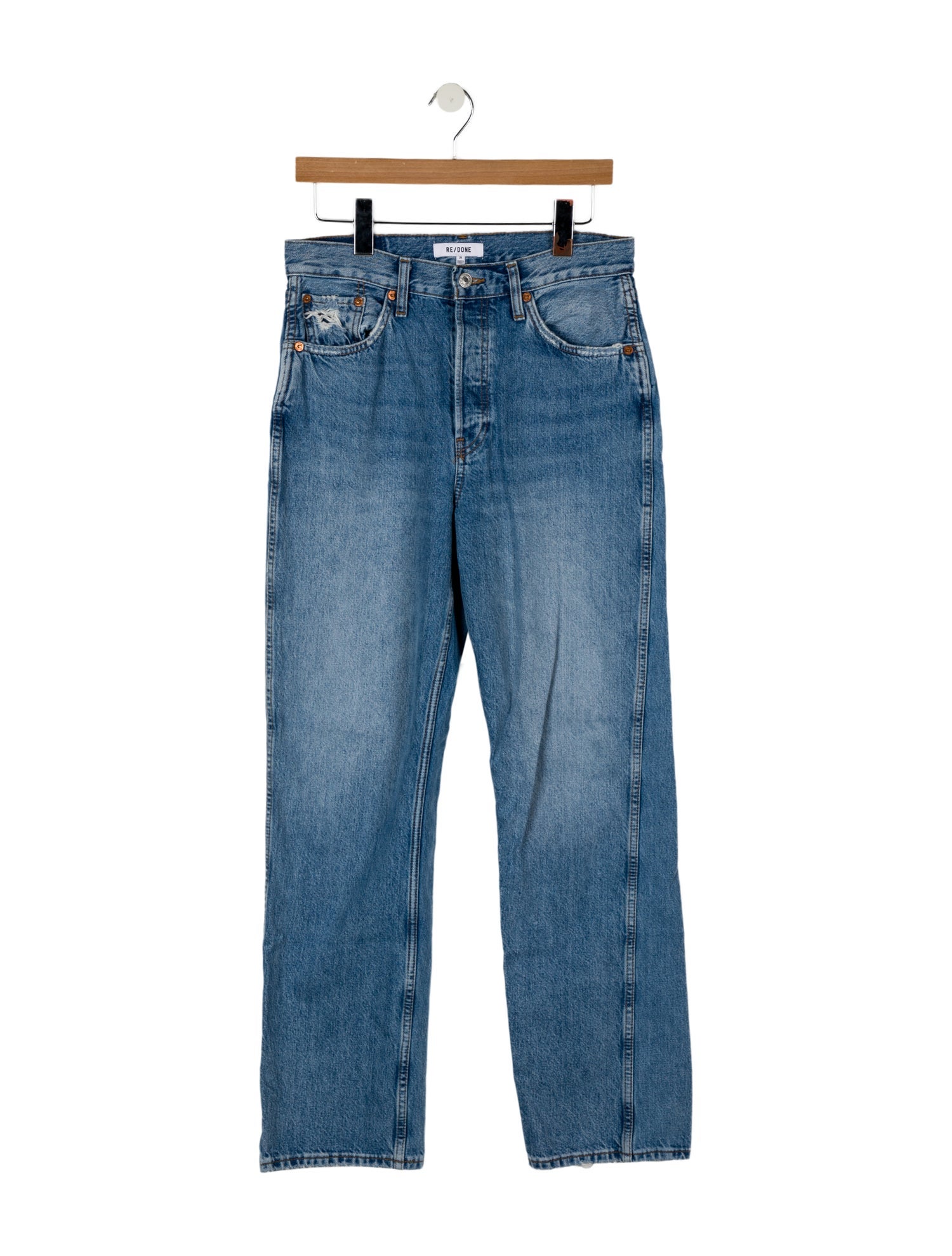 RE/DONE High-Rise Wide Leg Jeans
