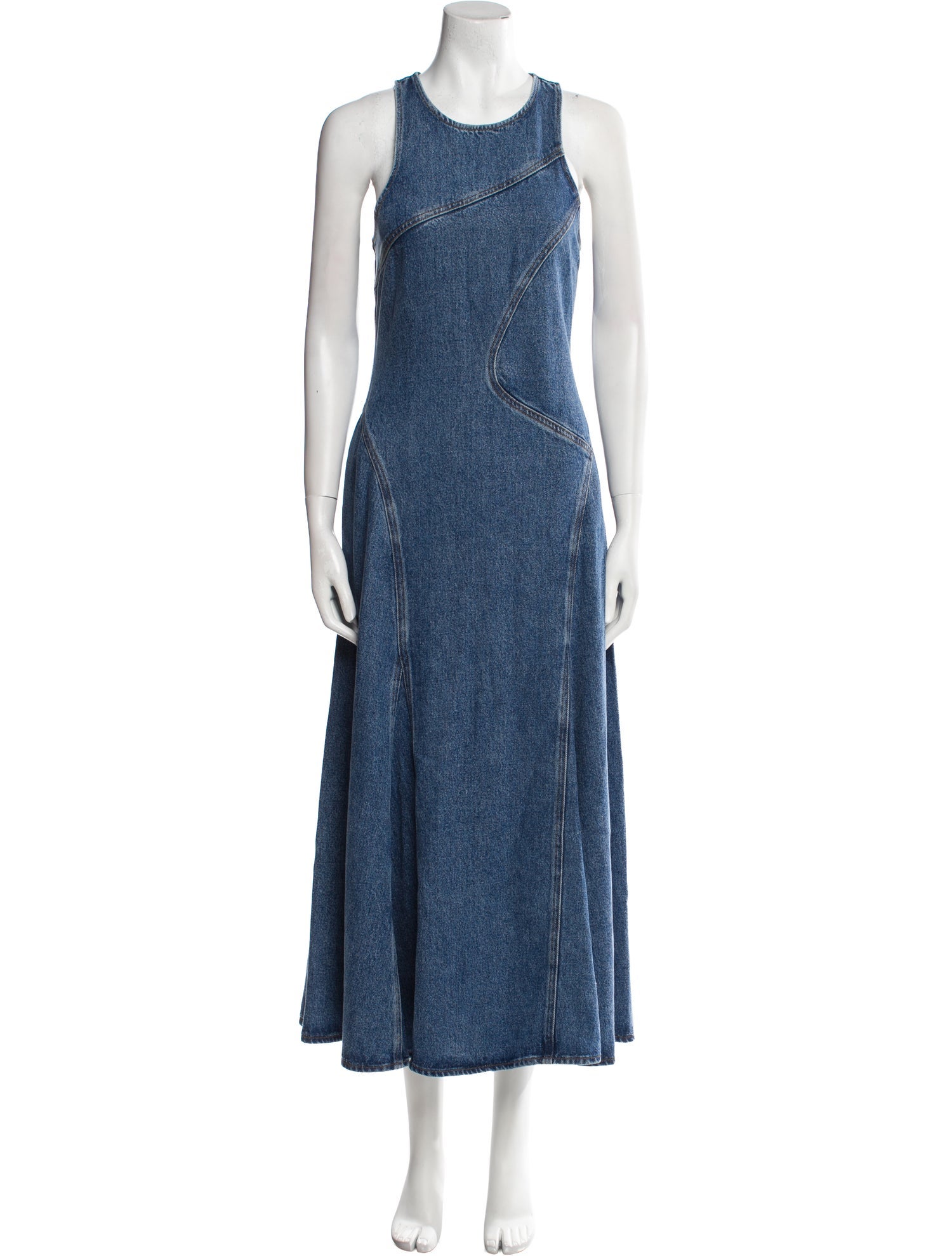 RE/DONE Crew Neck Long Dress w/ Tags