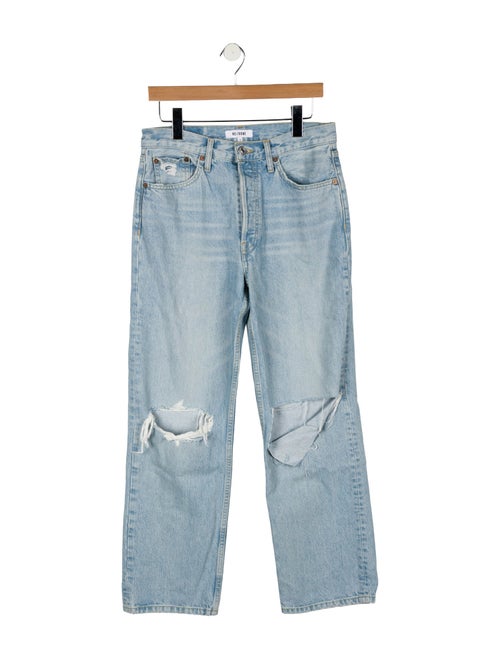 RE/DONE High-Rise Wide Leg Jeans