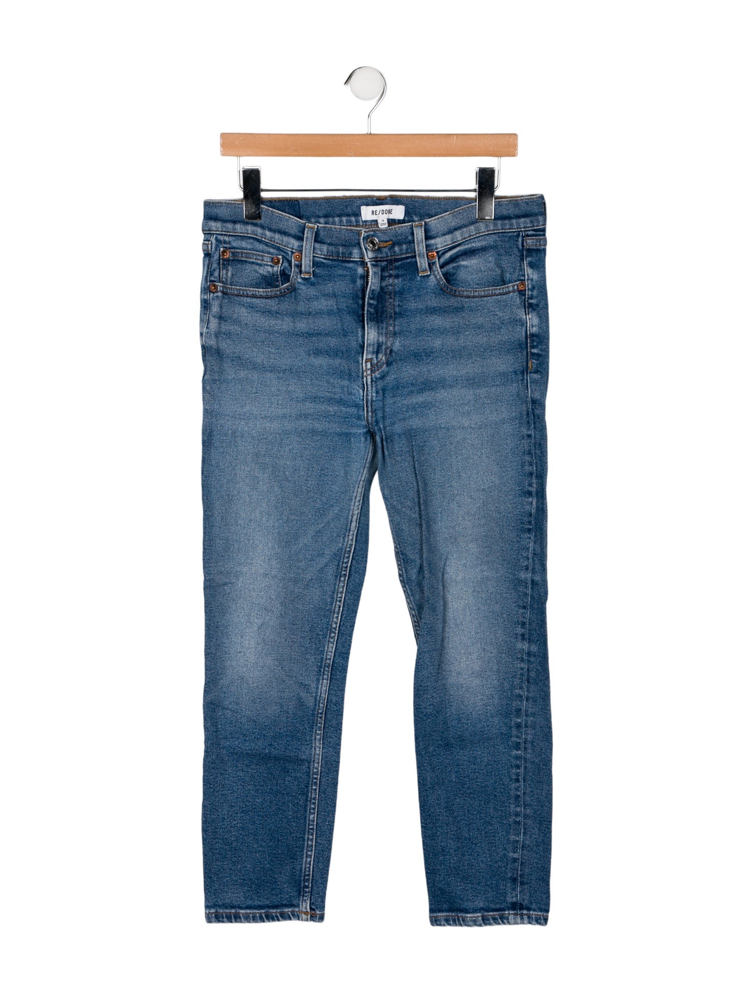 RE/DONE Mid-Rise Skinny Leg Jeans