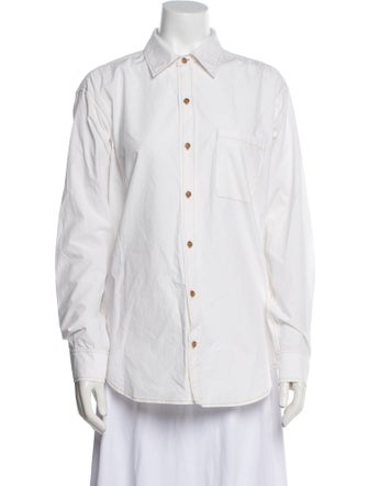 RE/DONE Long Sleeve Button-Up Top