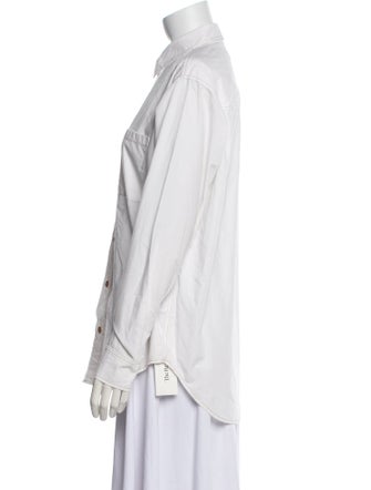 RE/DONE Long Sleeve Button-Up Top